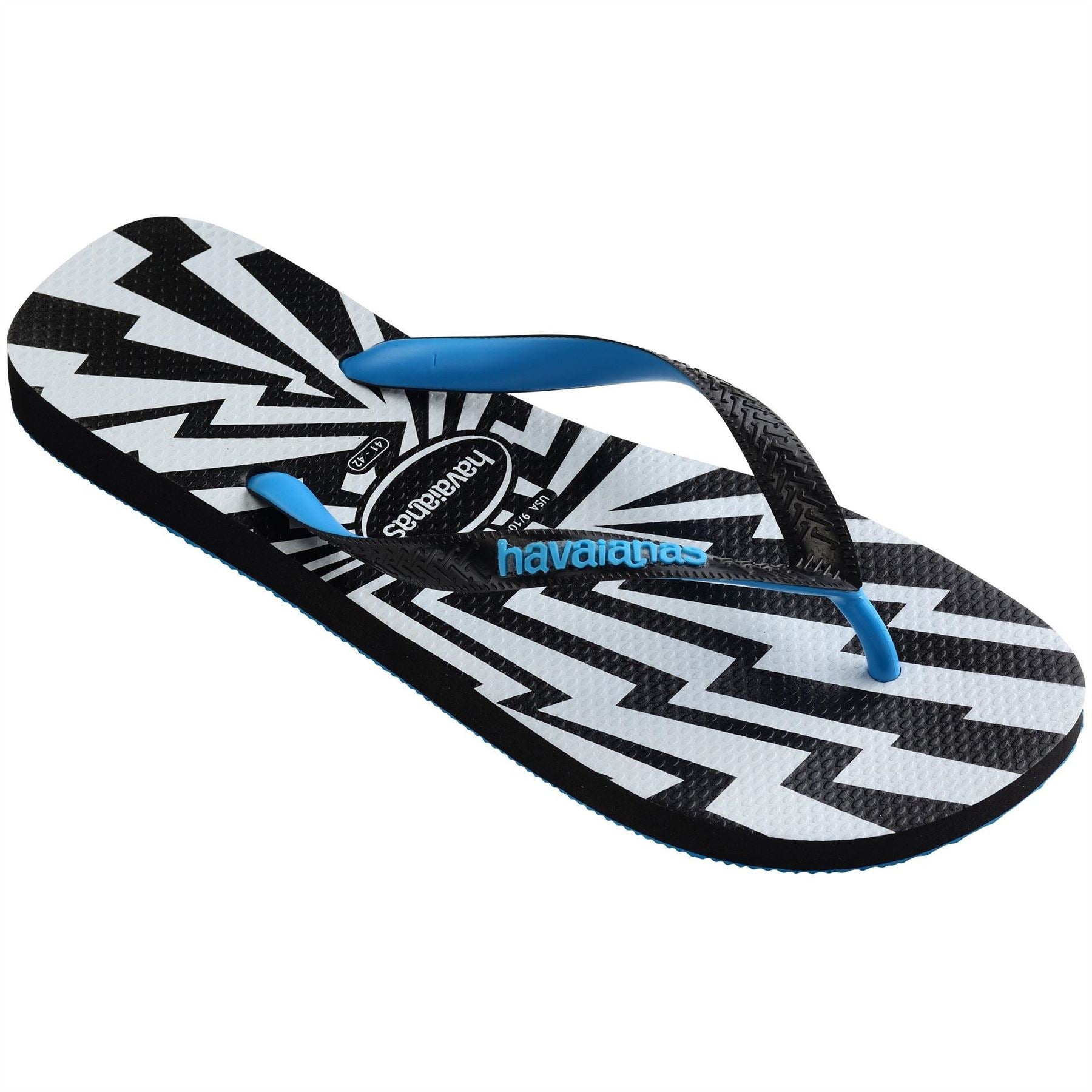 Havaianas Womens Hav. Slim Daisy Caitti White Black Flip Flops