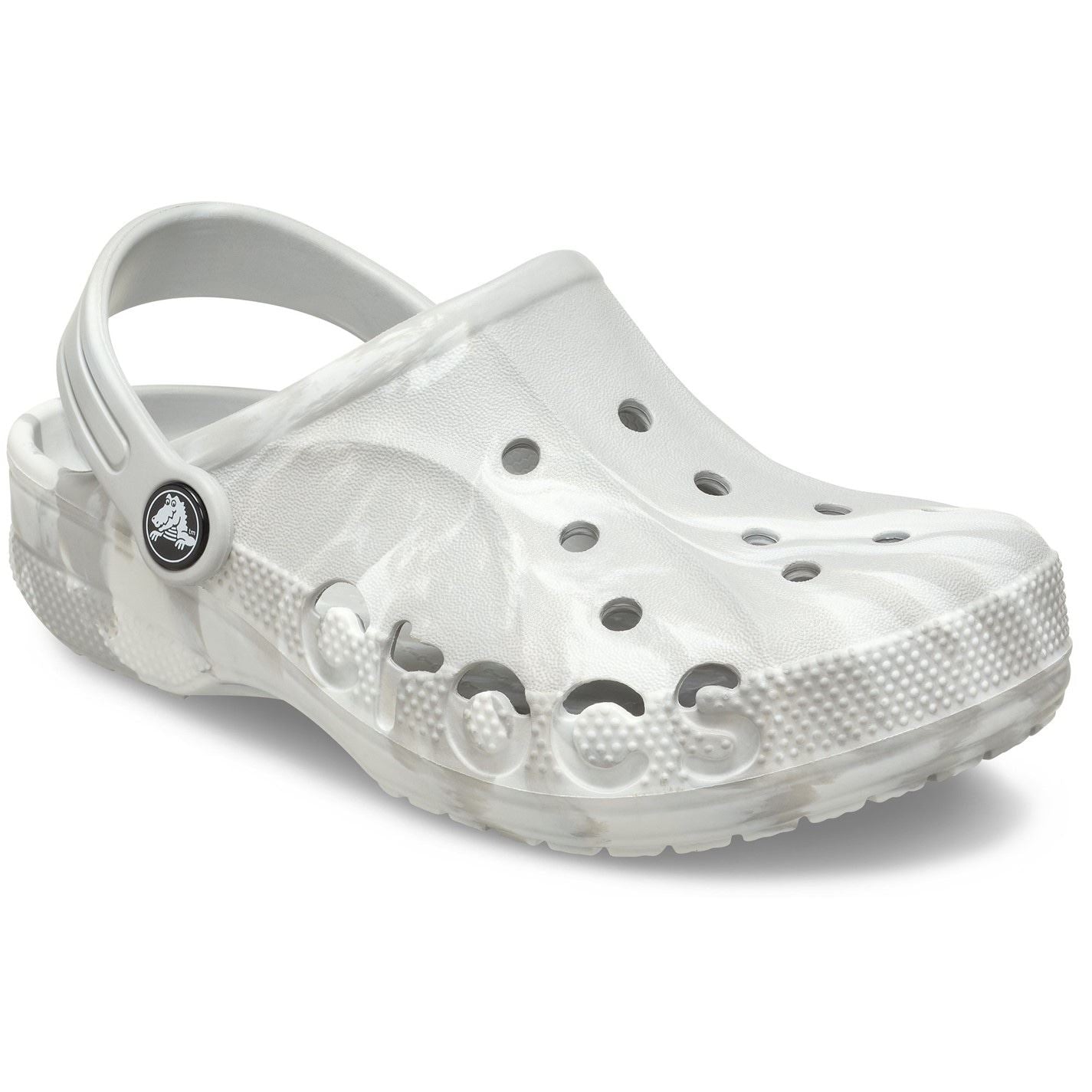 Crocs Baya Marble Patterned Flatform Clogs