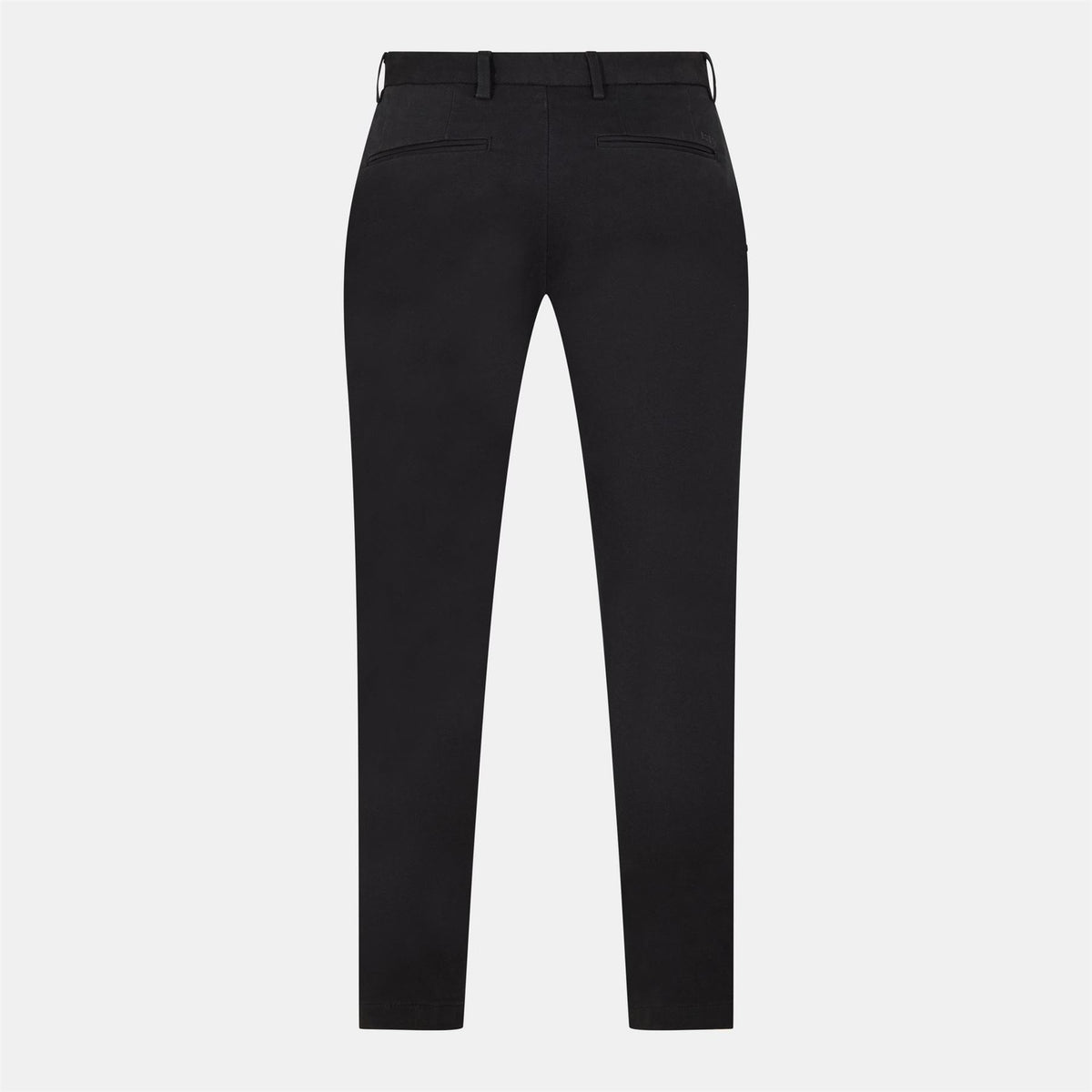 Boss Kaito1  Black Mid Rise Zip Fly Slim Fit Trousers