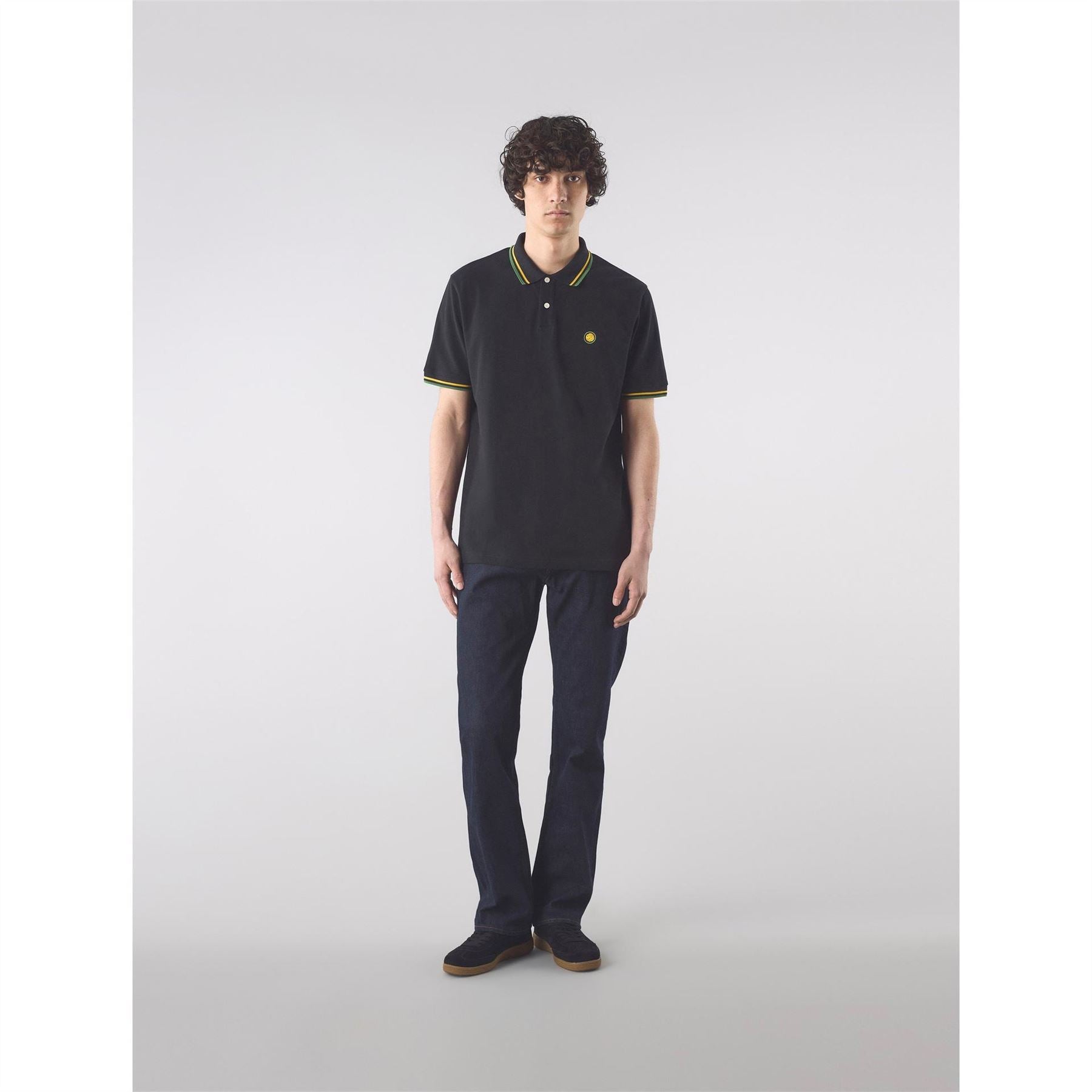 Pretty Green Brixton Regular Fit Short Sleeve Polo