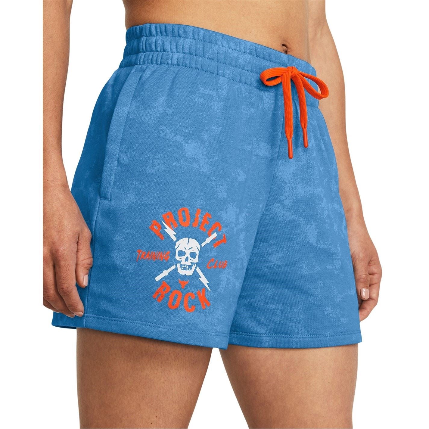Under Armour Womens Armour Pjt Rck Undrgrnd Terry Shorts Gym Shorts