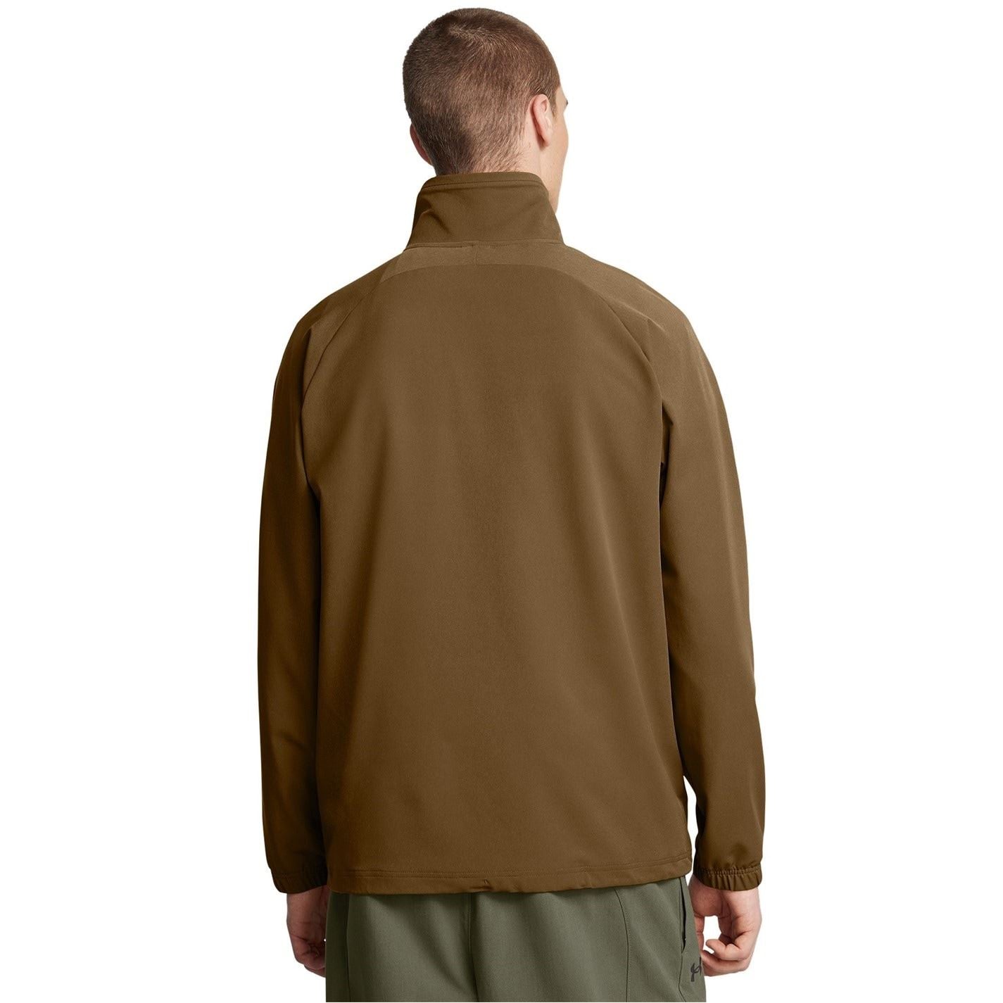 Under Armour Unstoppable Solid Patterned Anorak Jacket with Drawstring