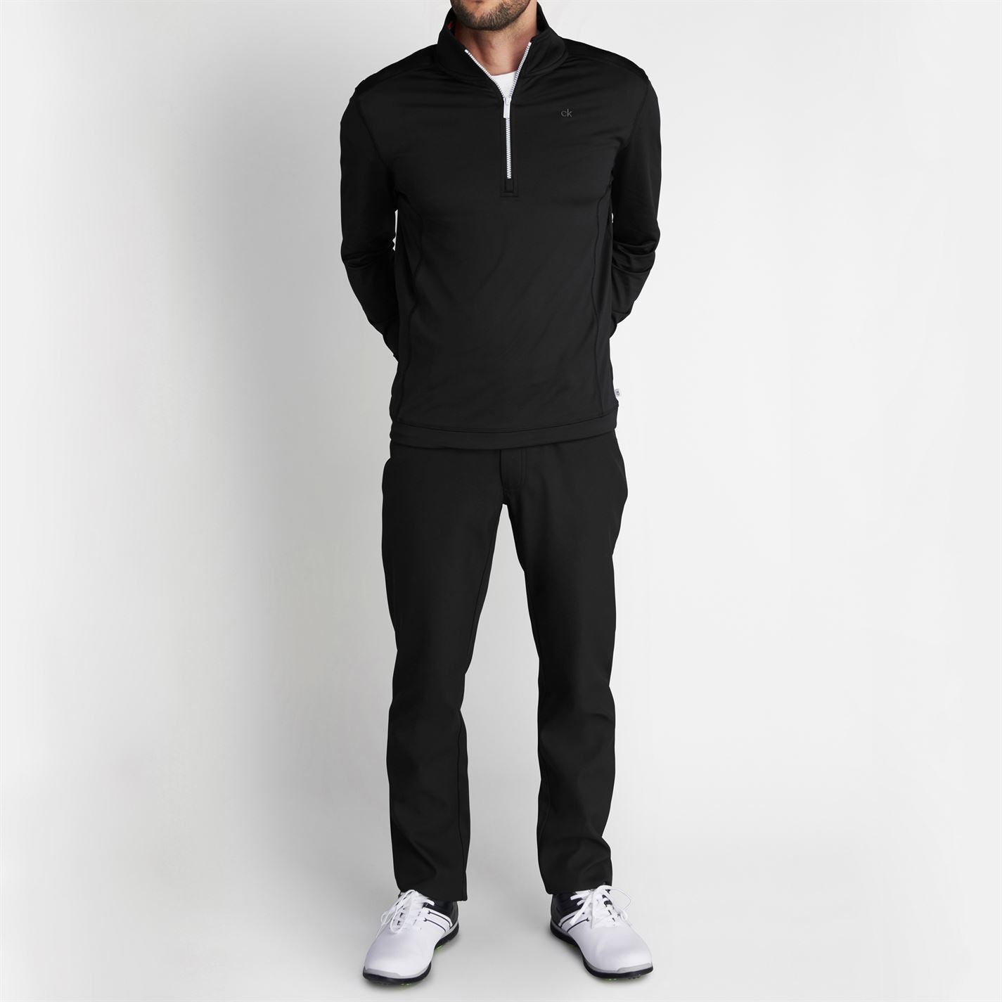 Calvin Klein Golf Mens Orbit Half Zip Top