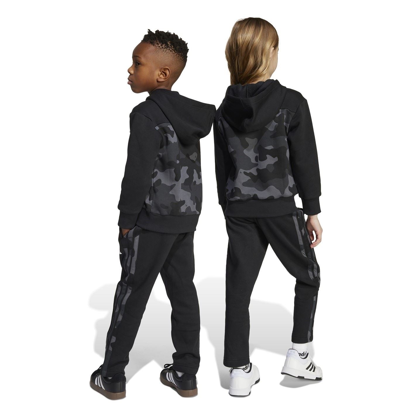 adidas Essentials Allover Print Hoodie Set Kids