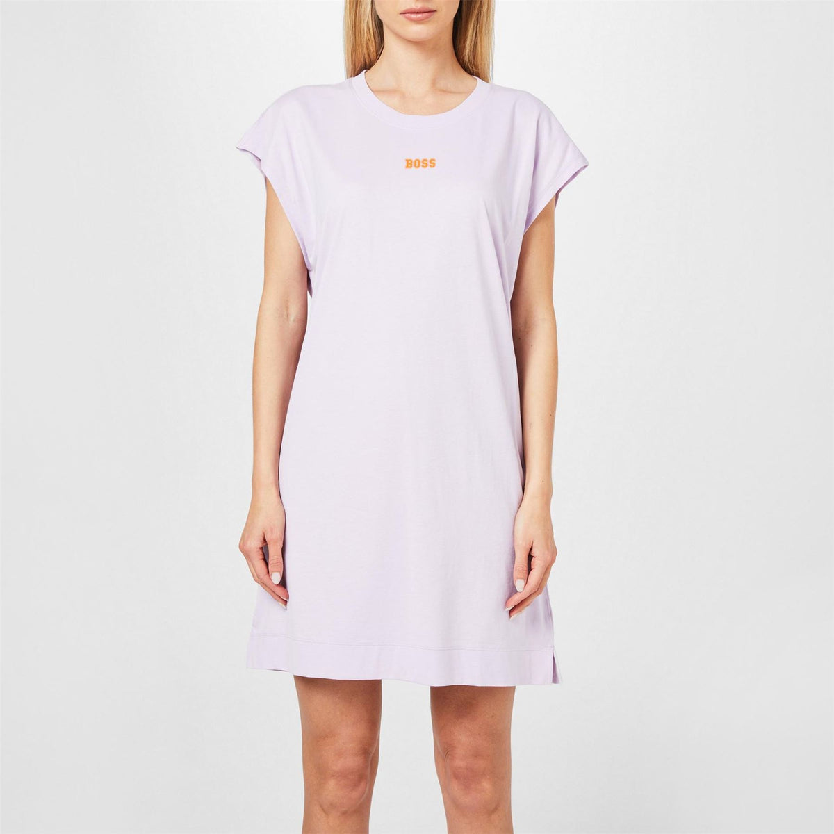 Boss Crew Neck Mini T-Shirt Dress