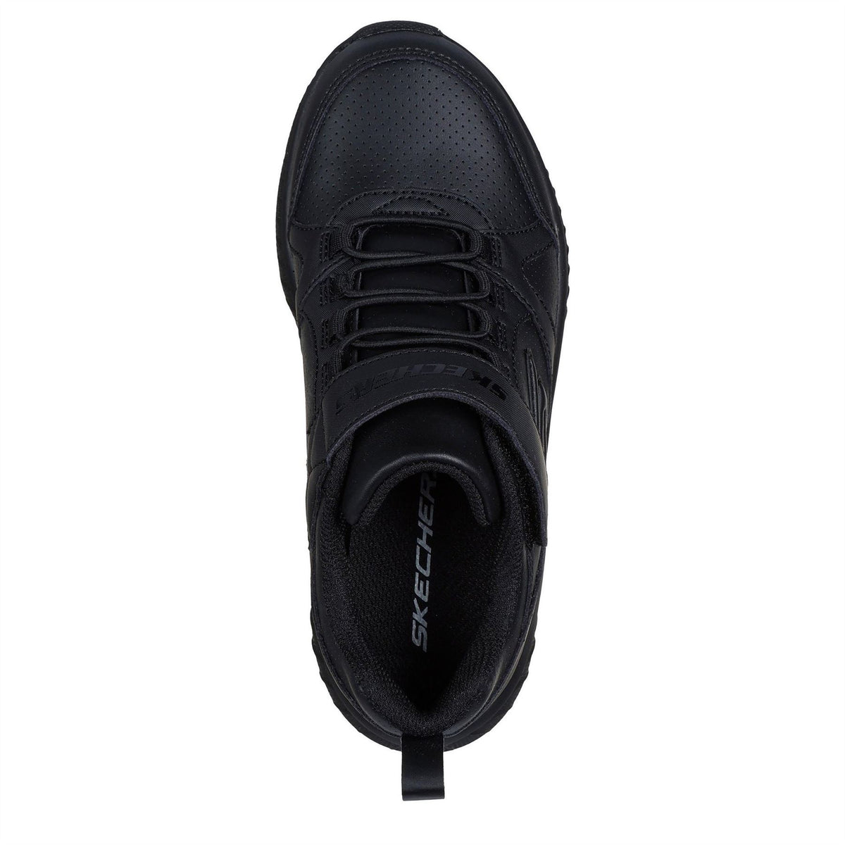 Skechers Bungee And Strap Microperf School S Low Top Trainers Girls