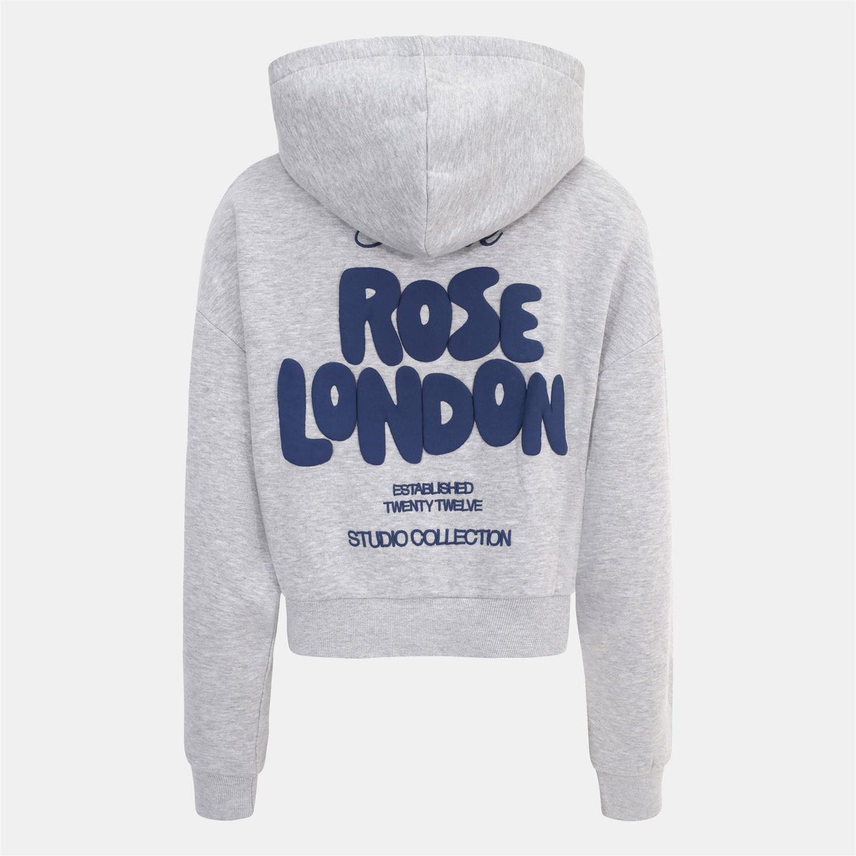Rose London All Love Cotton Long Sleeve Cropped Hoodie