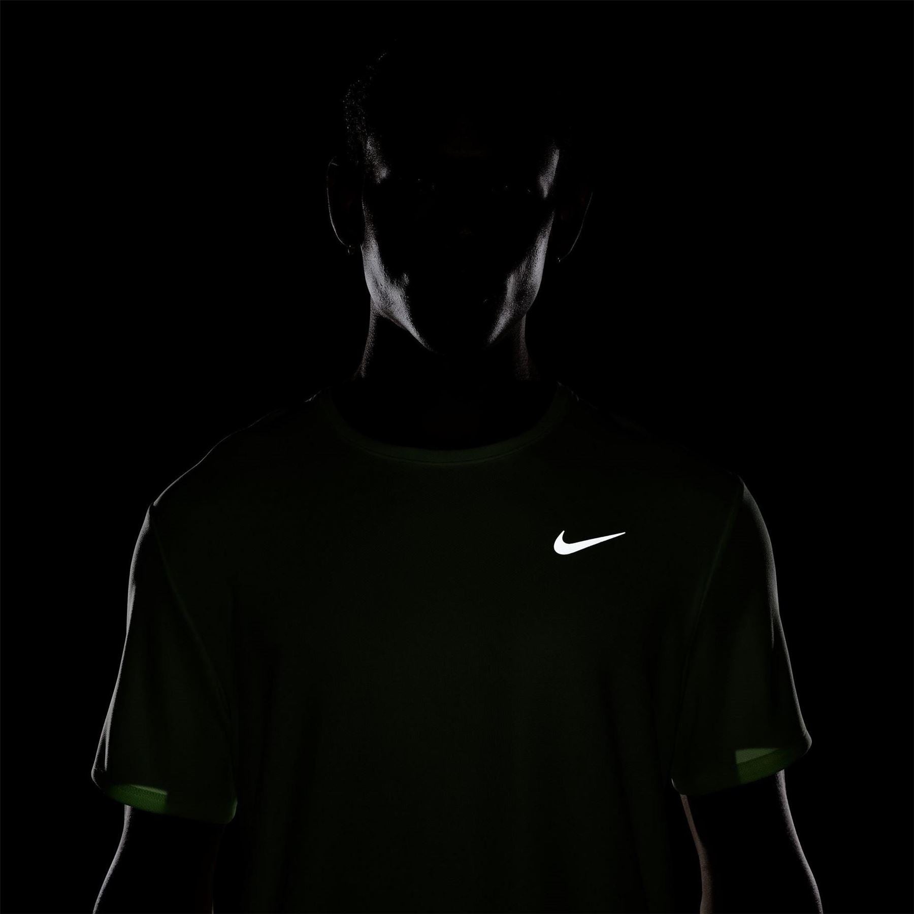 Nike Mens Drifit Miler Running Top