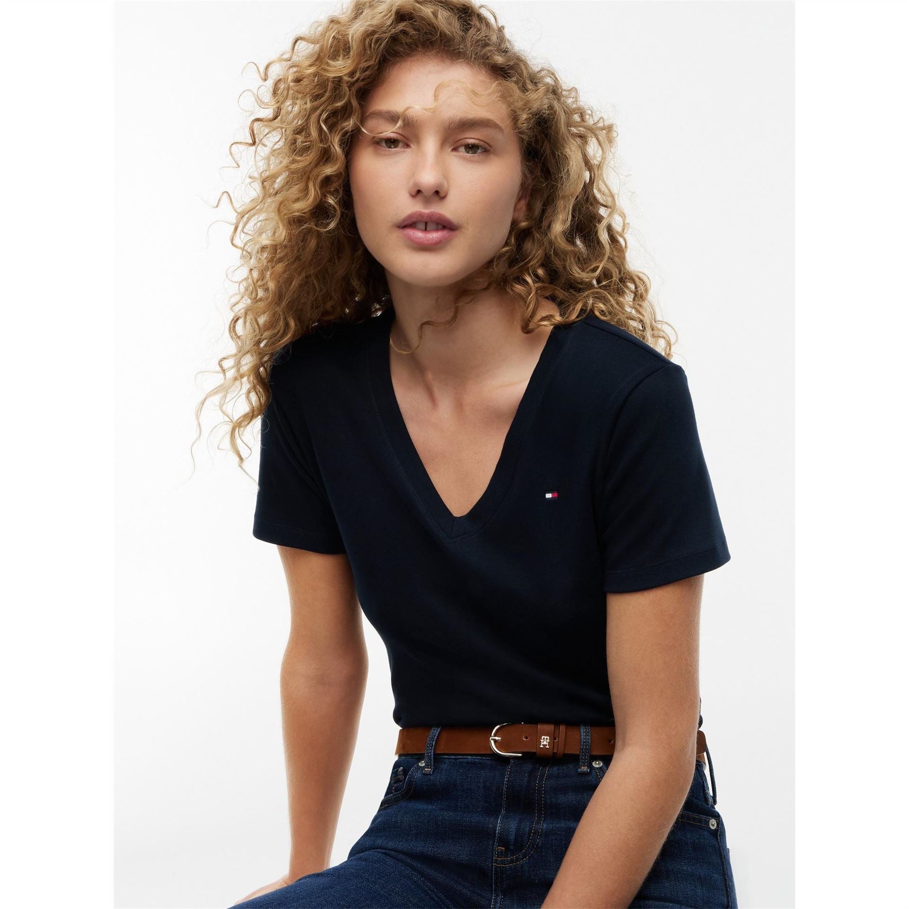 Tommy Hilfiger Neck Striped T-Shirt
