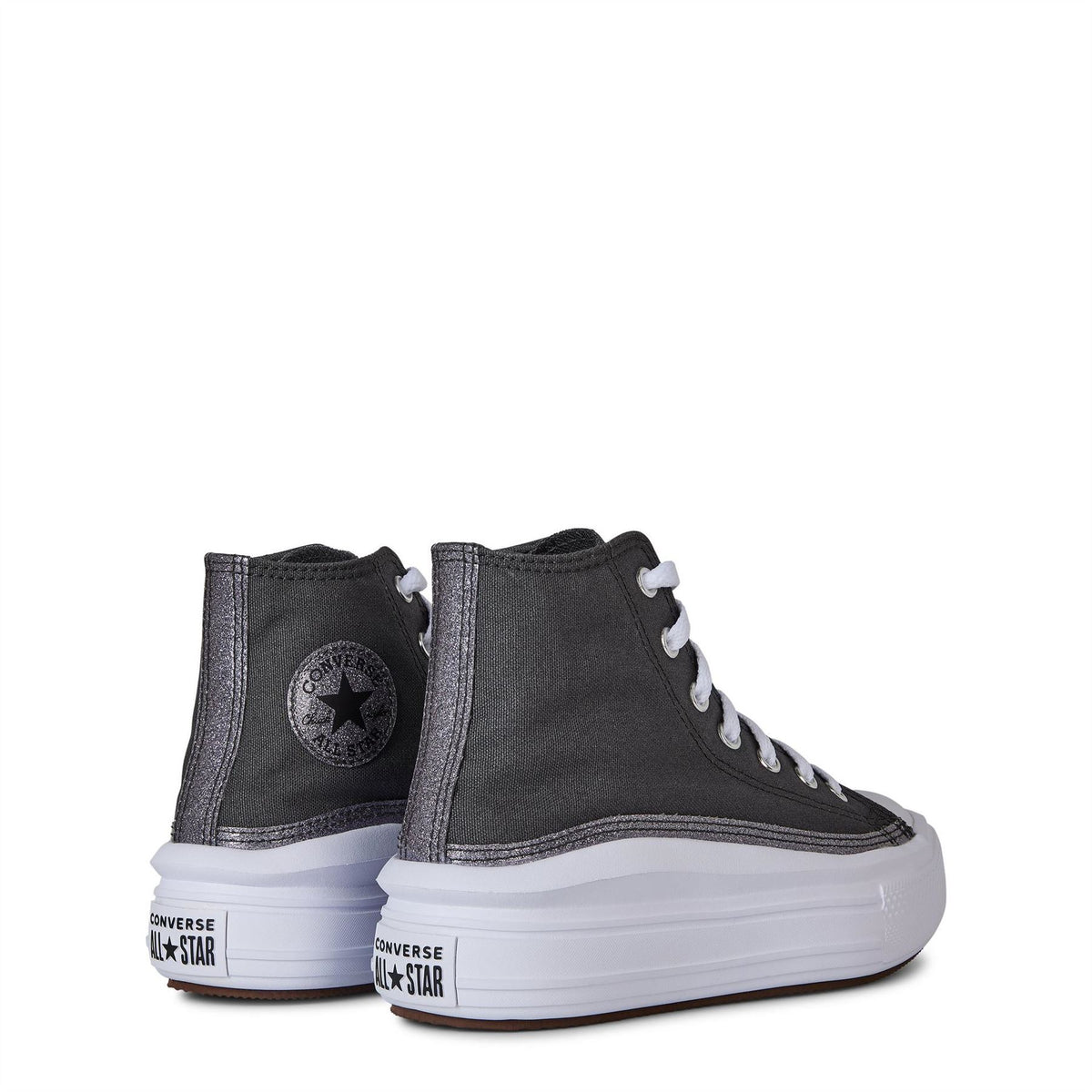 Converse All Star Move Hi Glitter Trainers Childrens