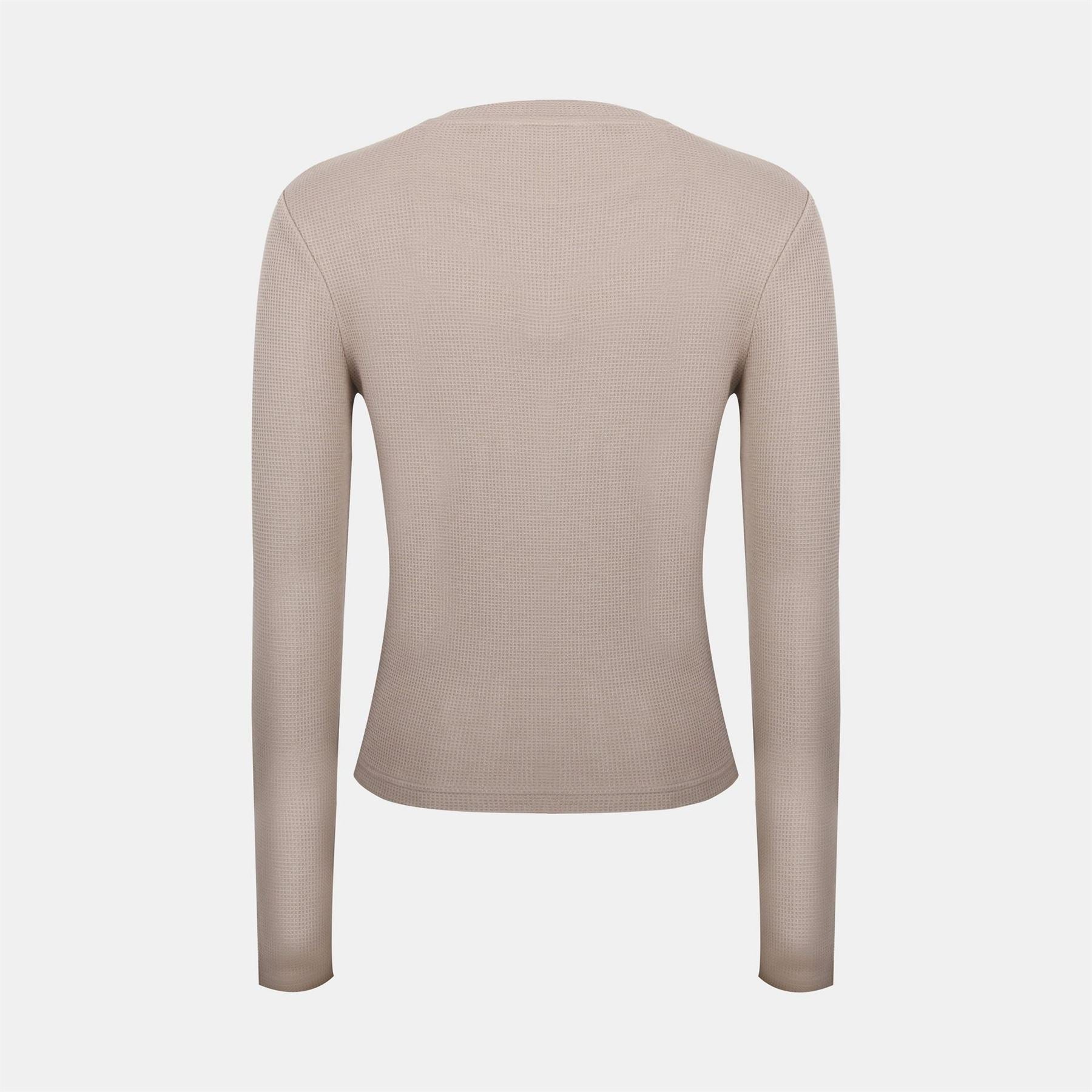 Jack Wills Waffle LSBaby Cotton Crew Neck Slim Fit Long Sleeve T Shirt