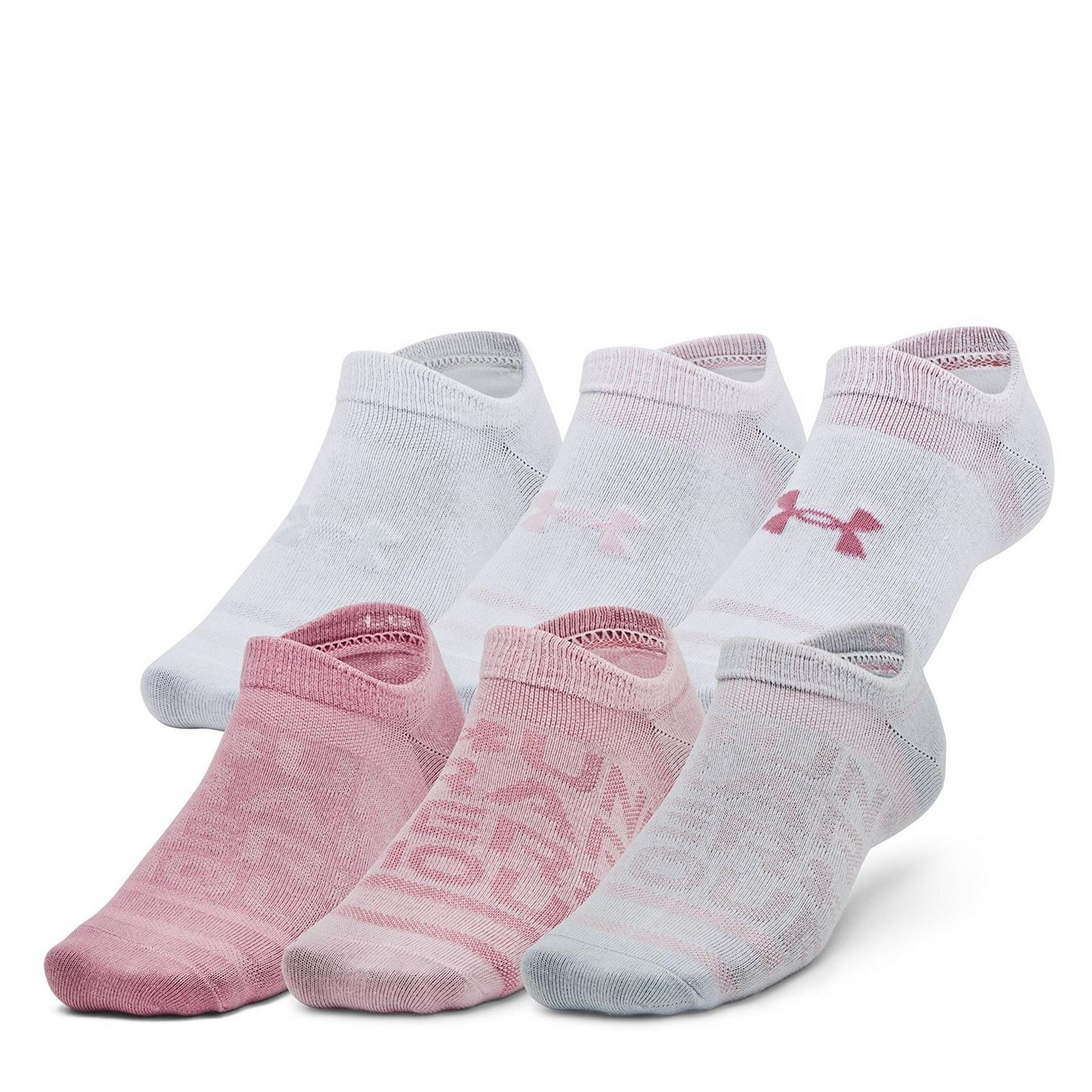 Under Armour Armour Essential 6 Pack No Show Socks Unisex