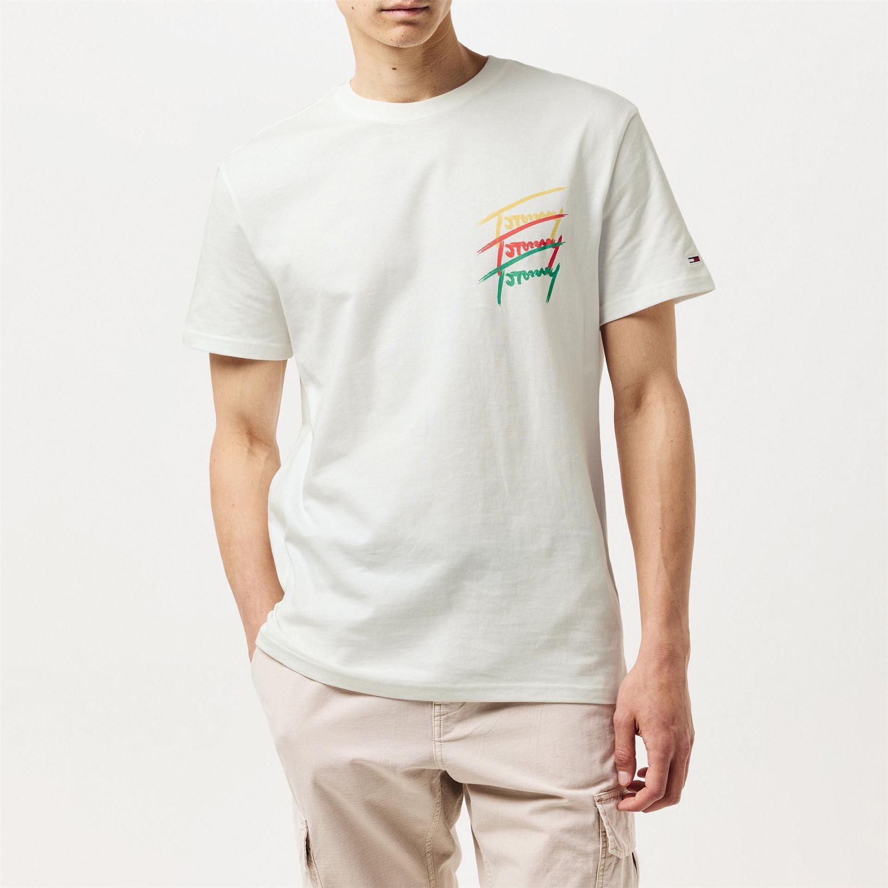 Tommy Jeans Tjm Twisted Signature Regular Fit T-Shirt