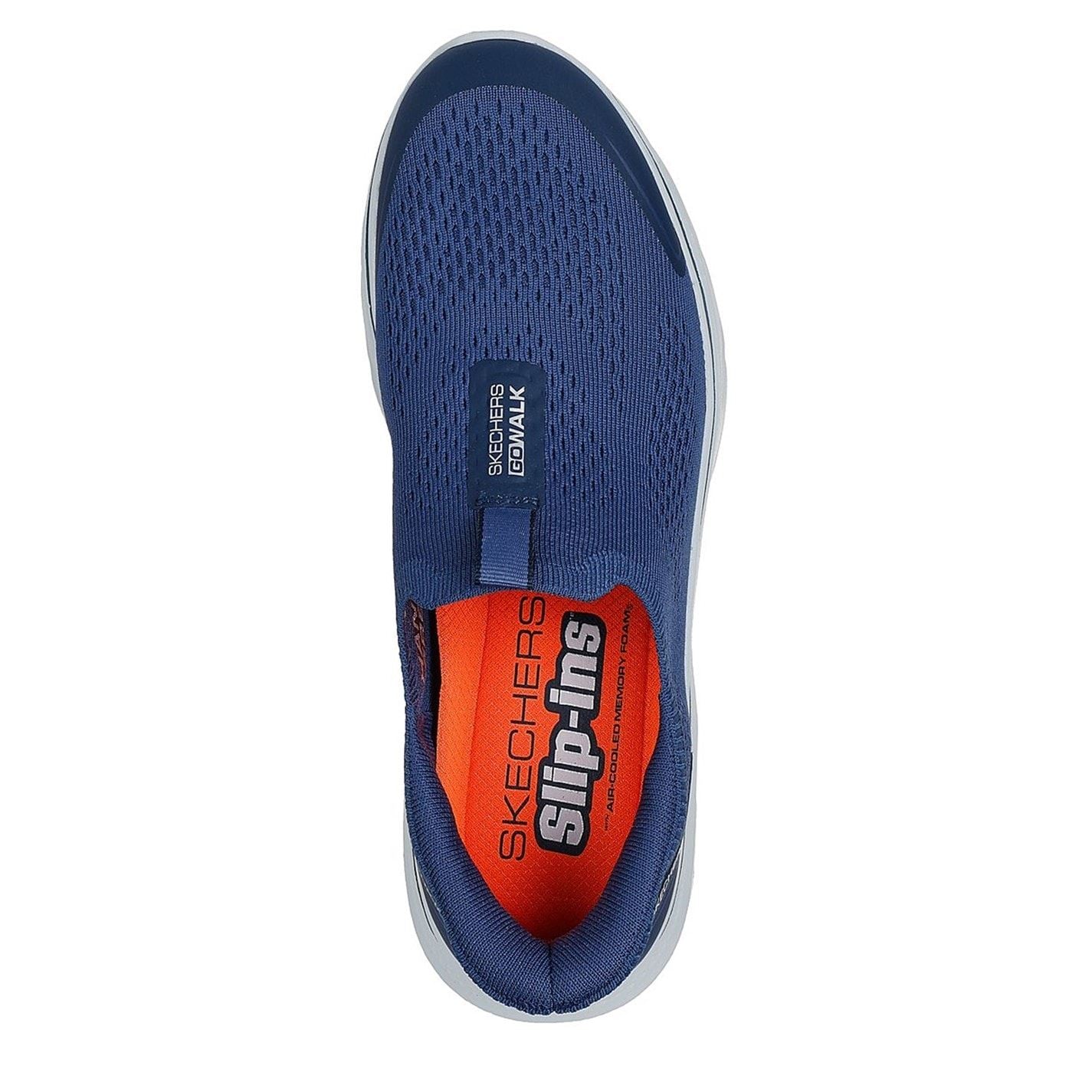 Skechers Mens Go Walk 7   Easy On Evolution Slip Runners