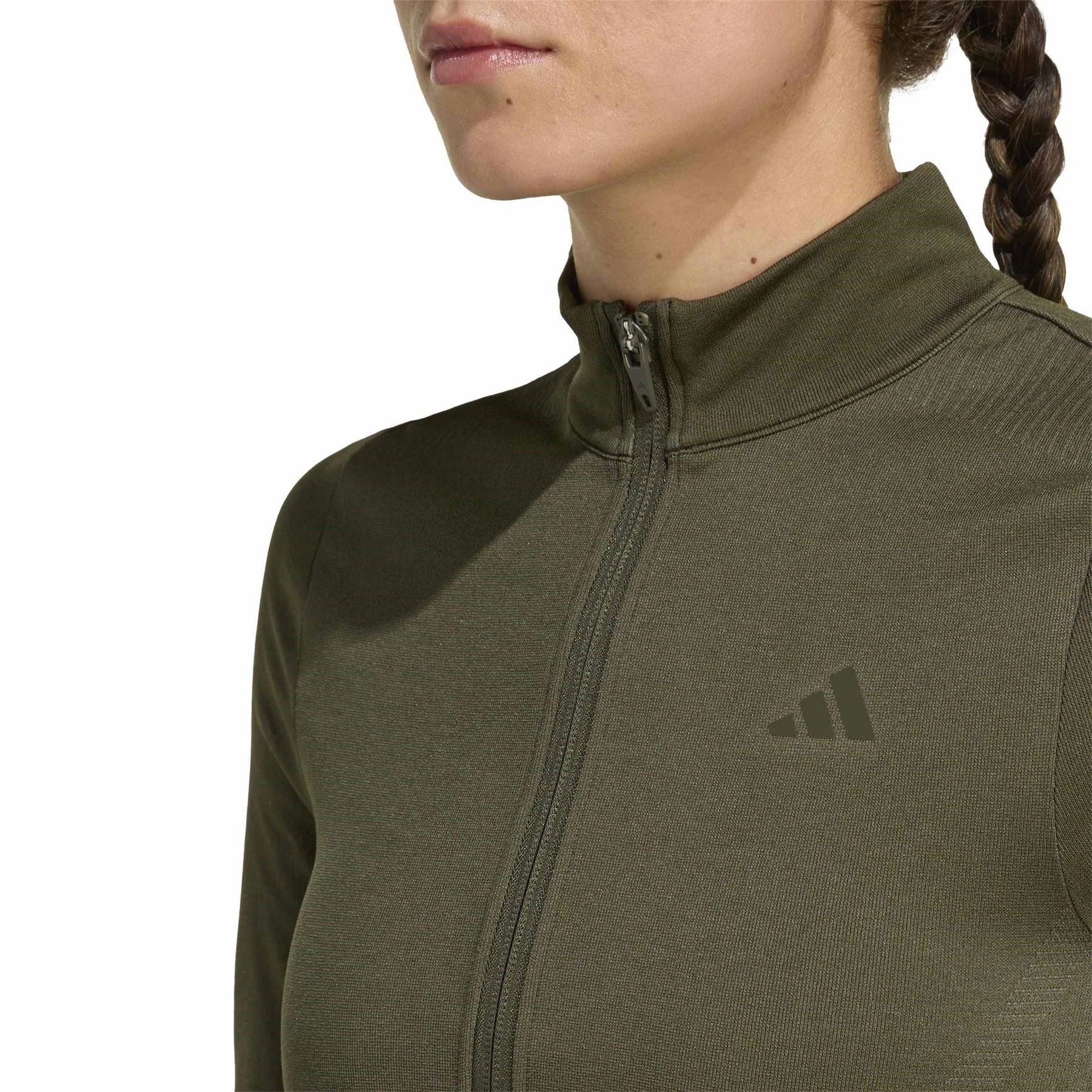 adidas Workout Essentials Climacool Full Zip Long Sleeve Performance Training Jacket