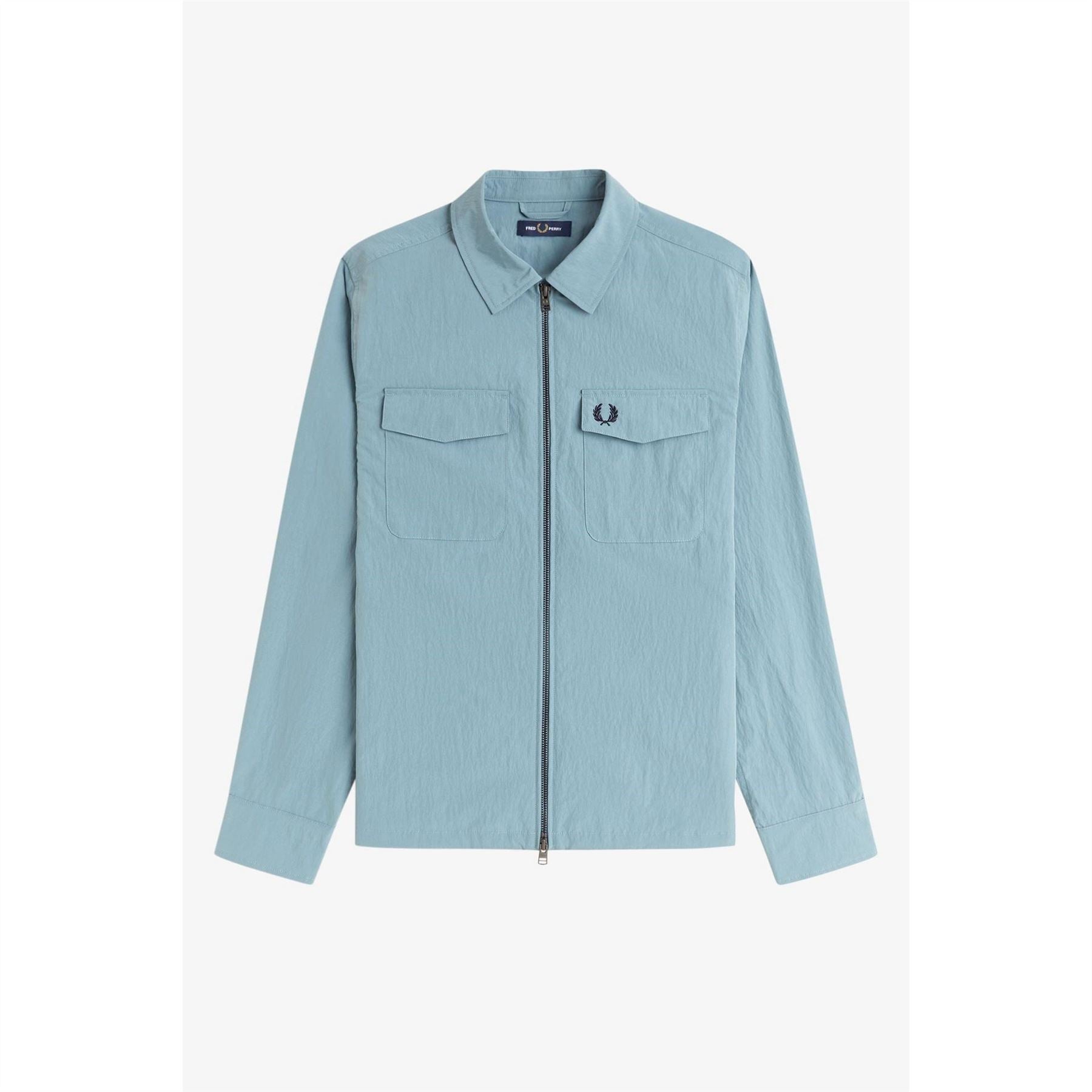 Fred Perry  Long Sleeve Zip Overshirt