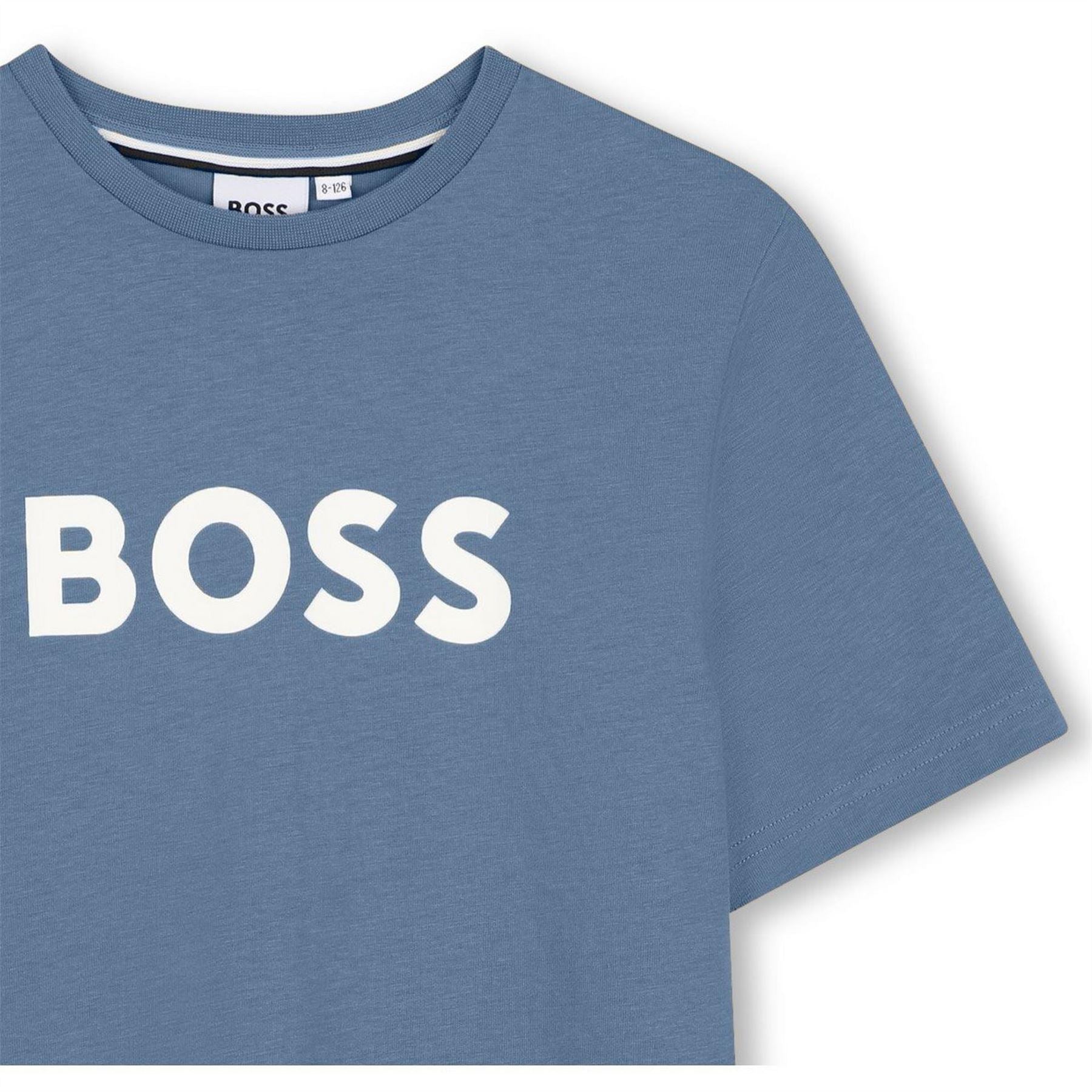 Boss Printed Logo Crew Neck Short Sleeve Jersey T-Shirt