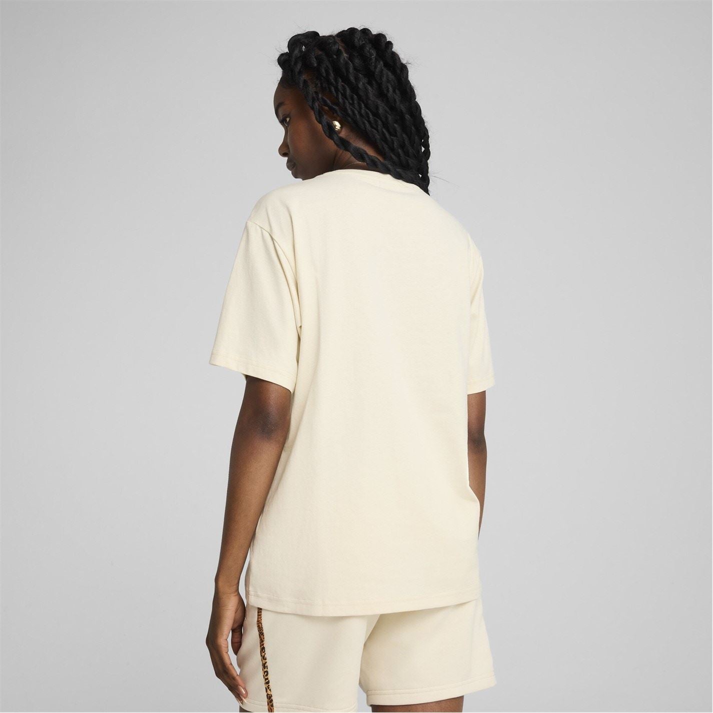 Puma Text Graphic Crew Neck Regular Fit T-Shirt