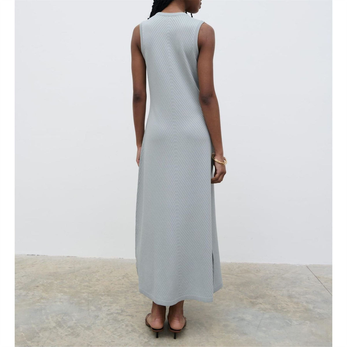Pretty Lavish Portia Shift Knit Midaxi Dress