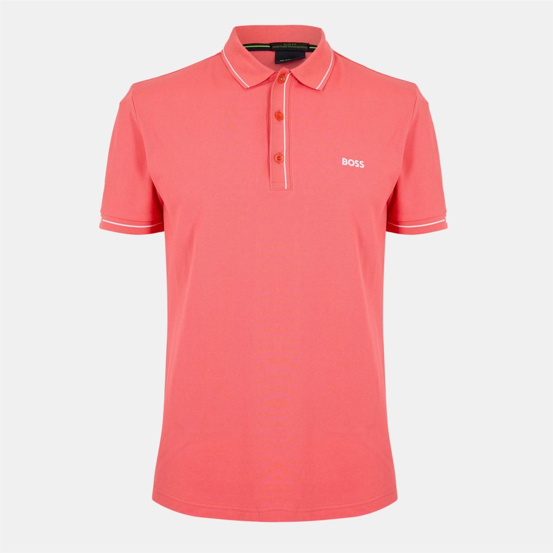 Boss Collared Neck Short Sleeve Regular Fit Shirt