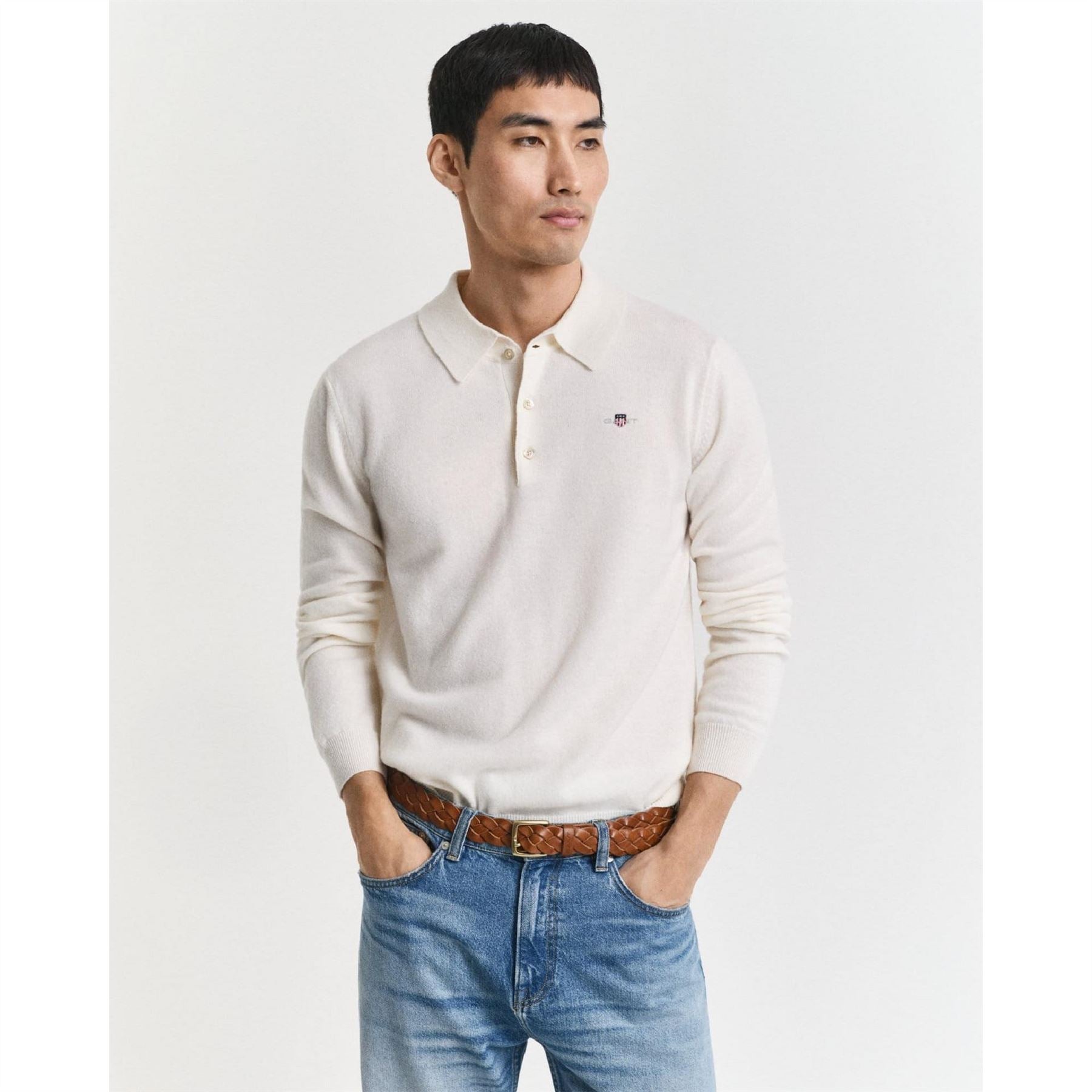 Gant Lambswool Polo Shirt
