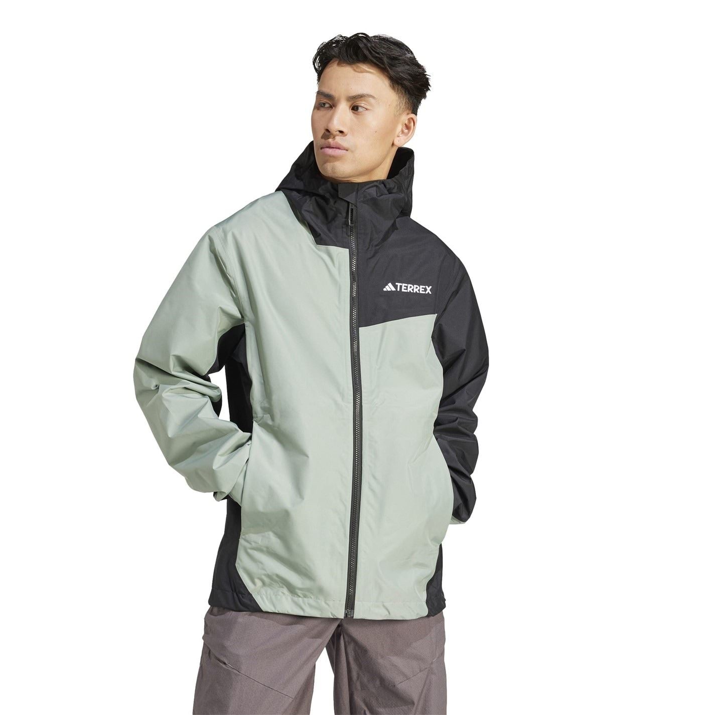 adidas Hooded Regular Fit Windbreaker Jacket