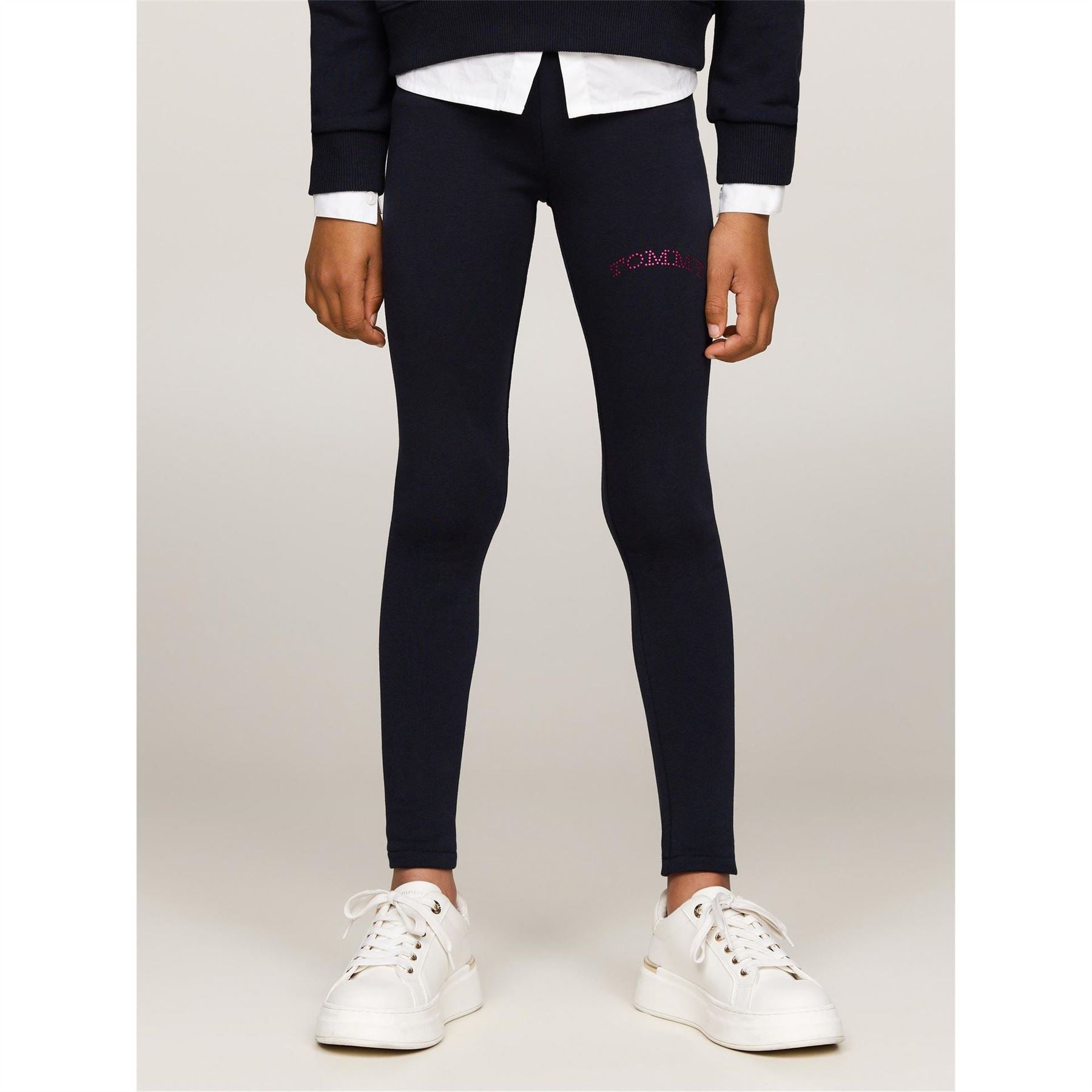 Tommy Hilfiger Length Foil Logo Leggings Junior