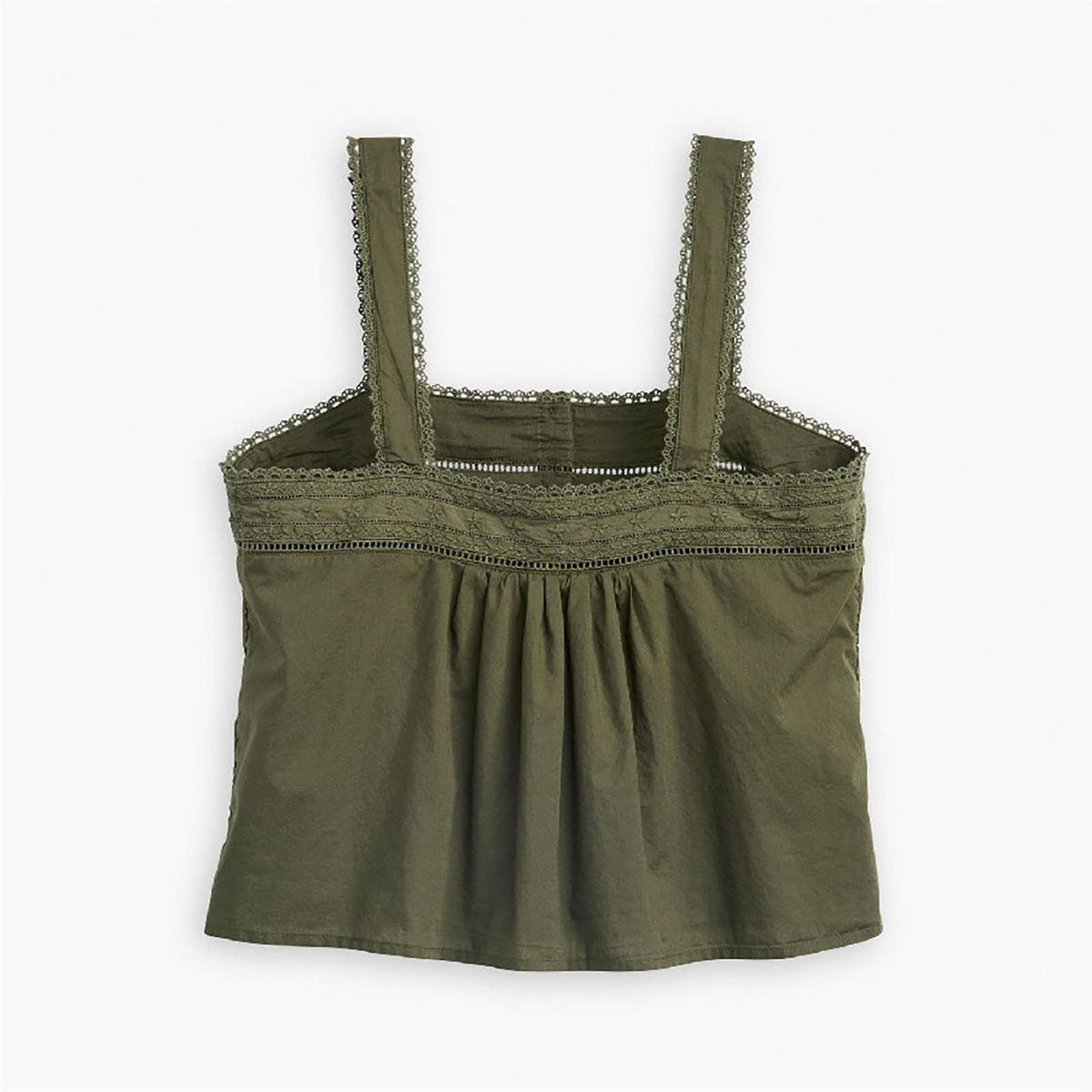 Levis Cici Lace Detail Square Neck Camisole Tank