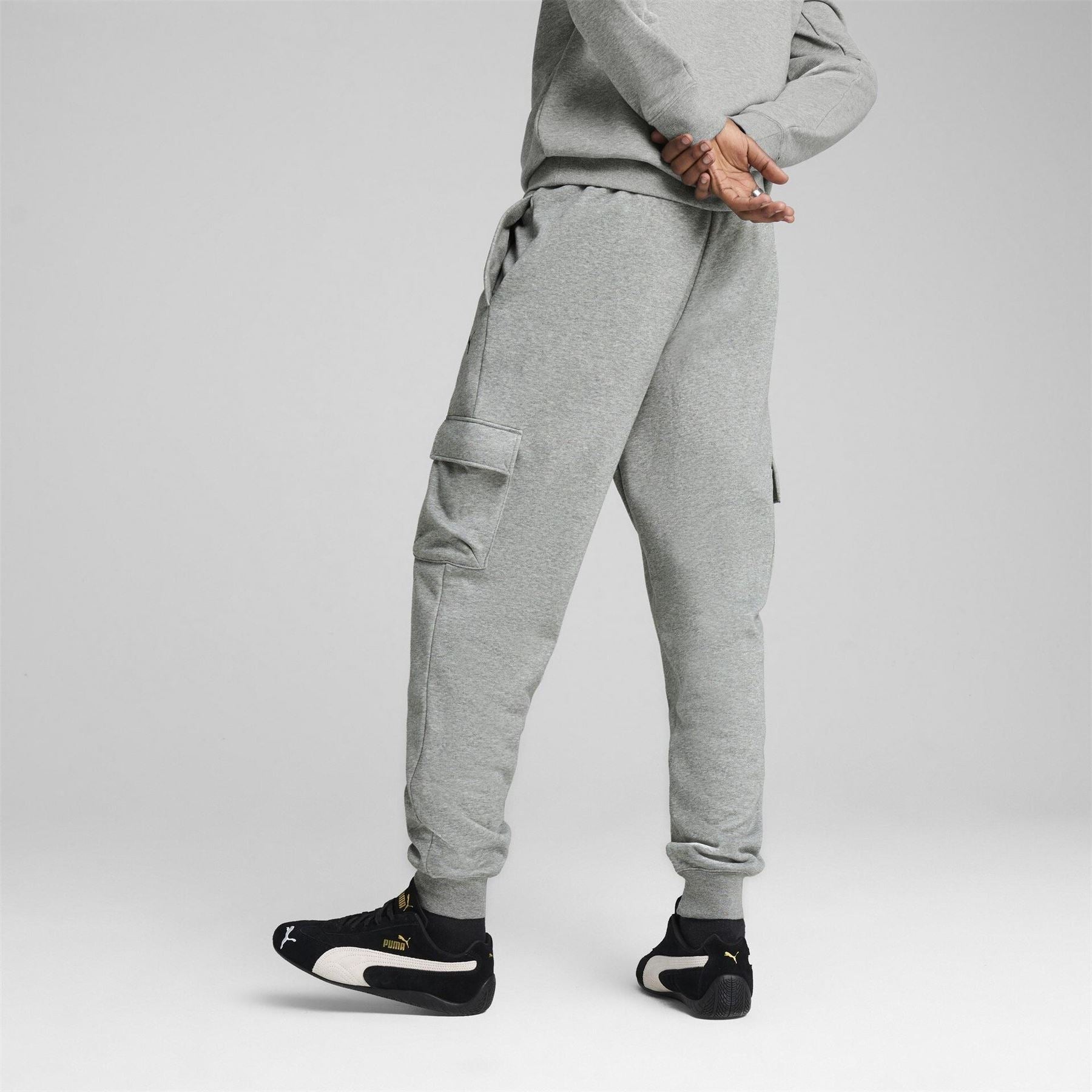 Puma Logo Fleece Cargo Pants