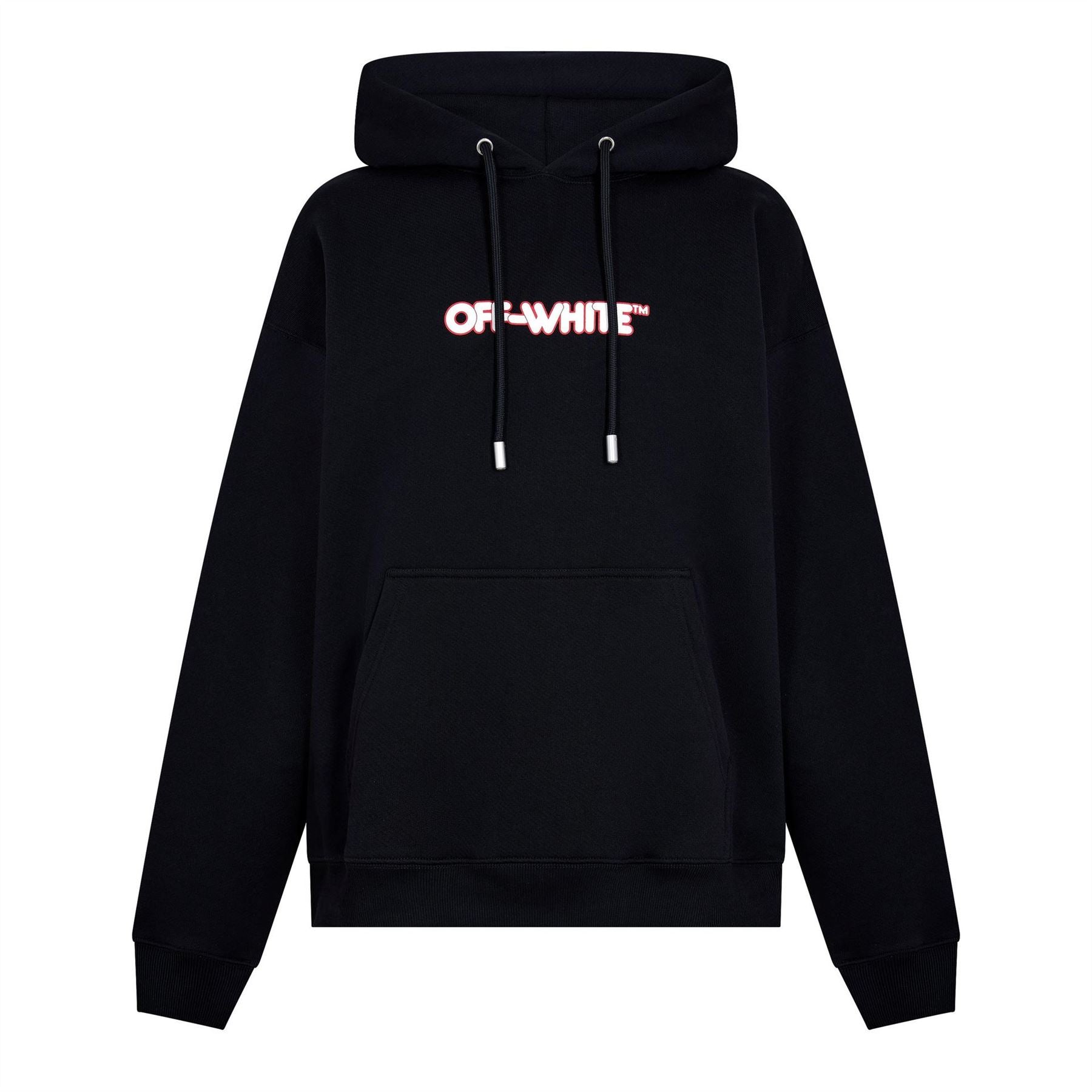Off White Round Logo Skate Pull Over Hoodie