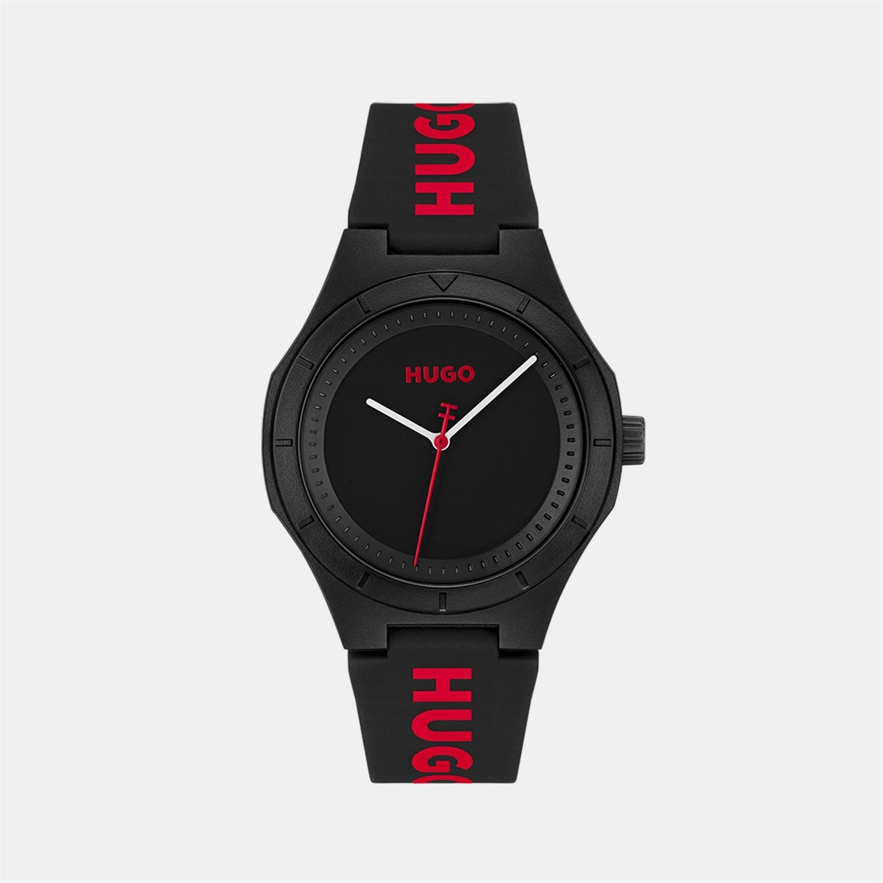 Hugo HUGO #LIT Black Silicone Watch