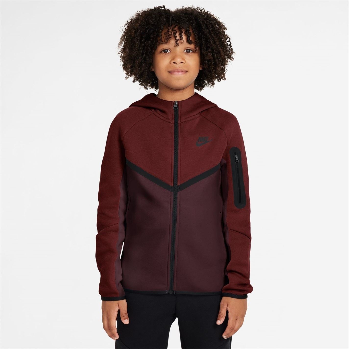Nike Sportswear Tech Fleece Big Kids  Full Zip Hoodie