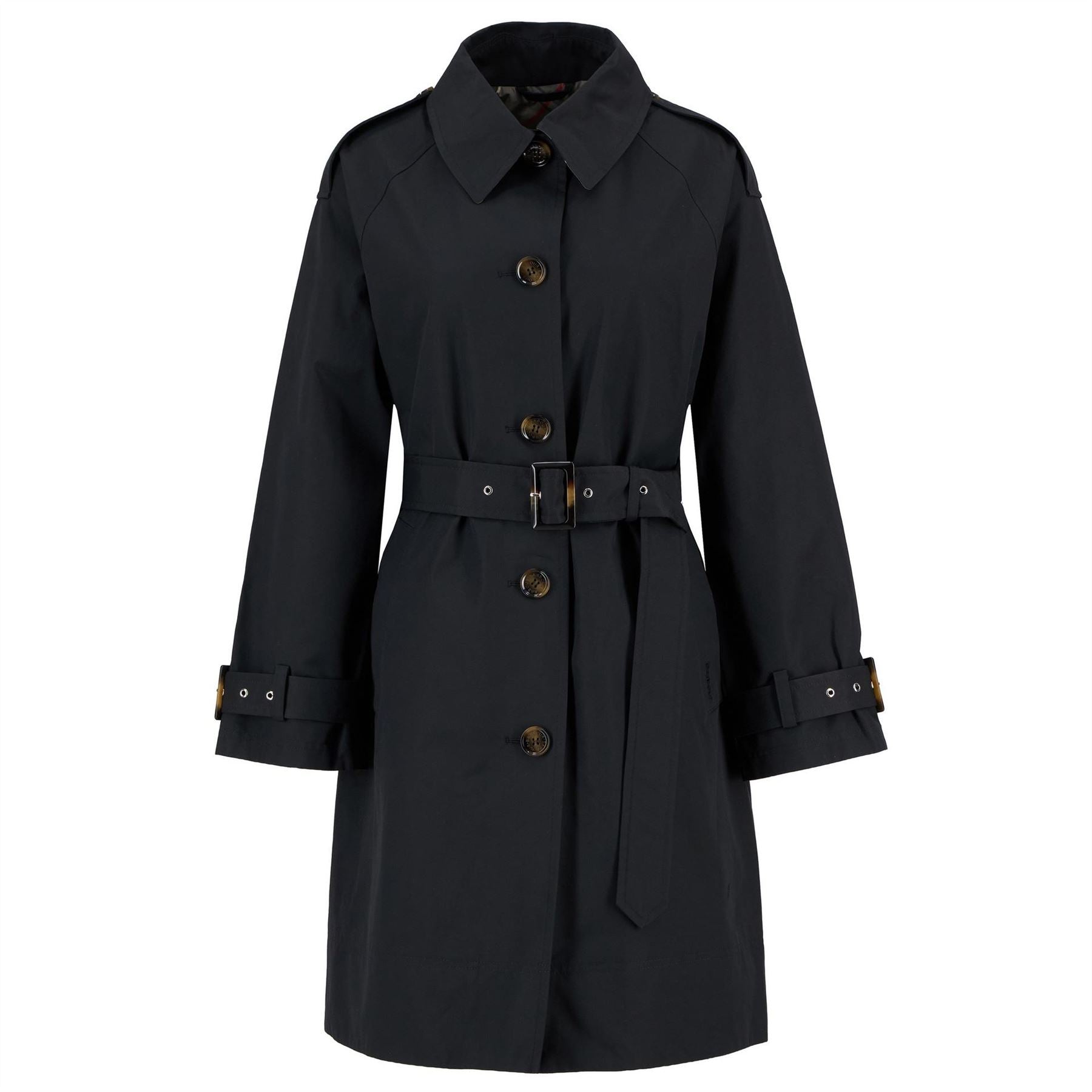 Barbour Maia Showerproof Cotton Long Sleeve Trench Coat