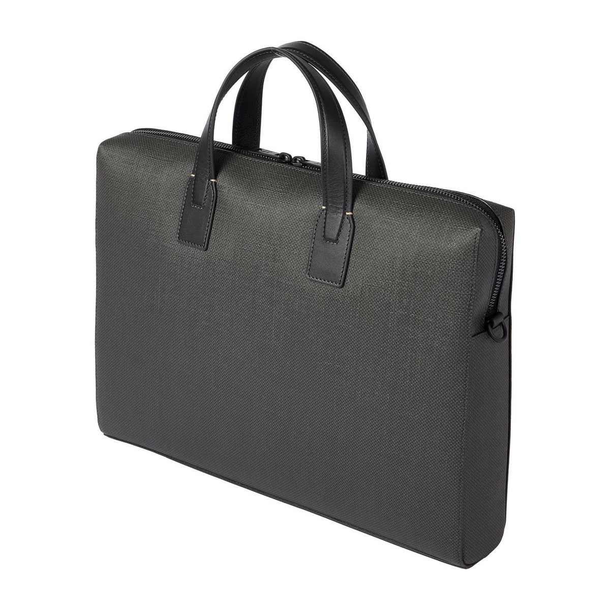Paul Smith Striped Patterned Rectangle Briefcase with Logo