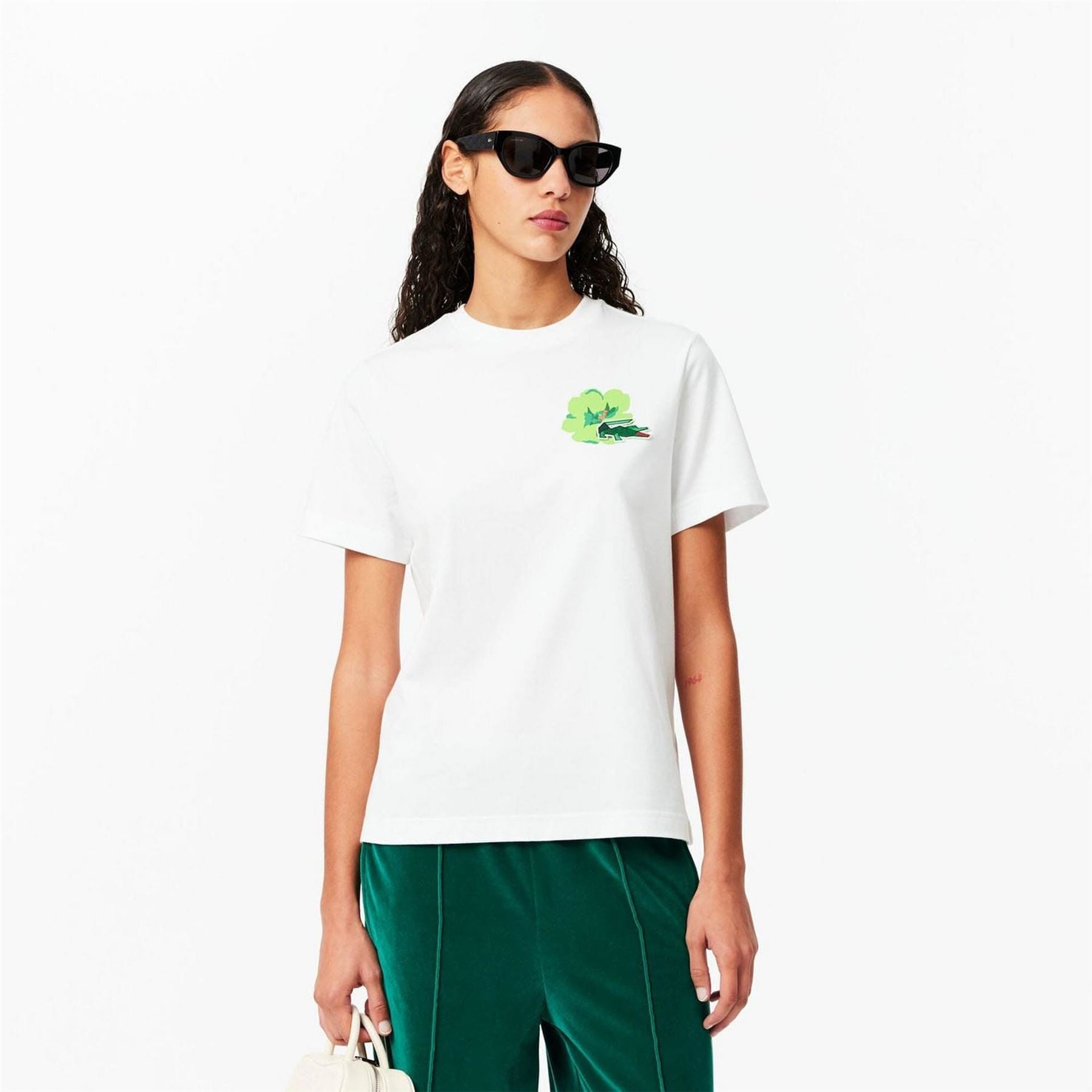 Lacoste Print Cotton T-Shirt