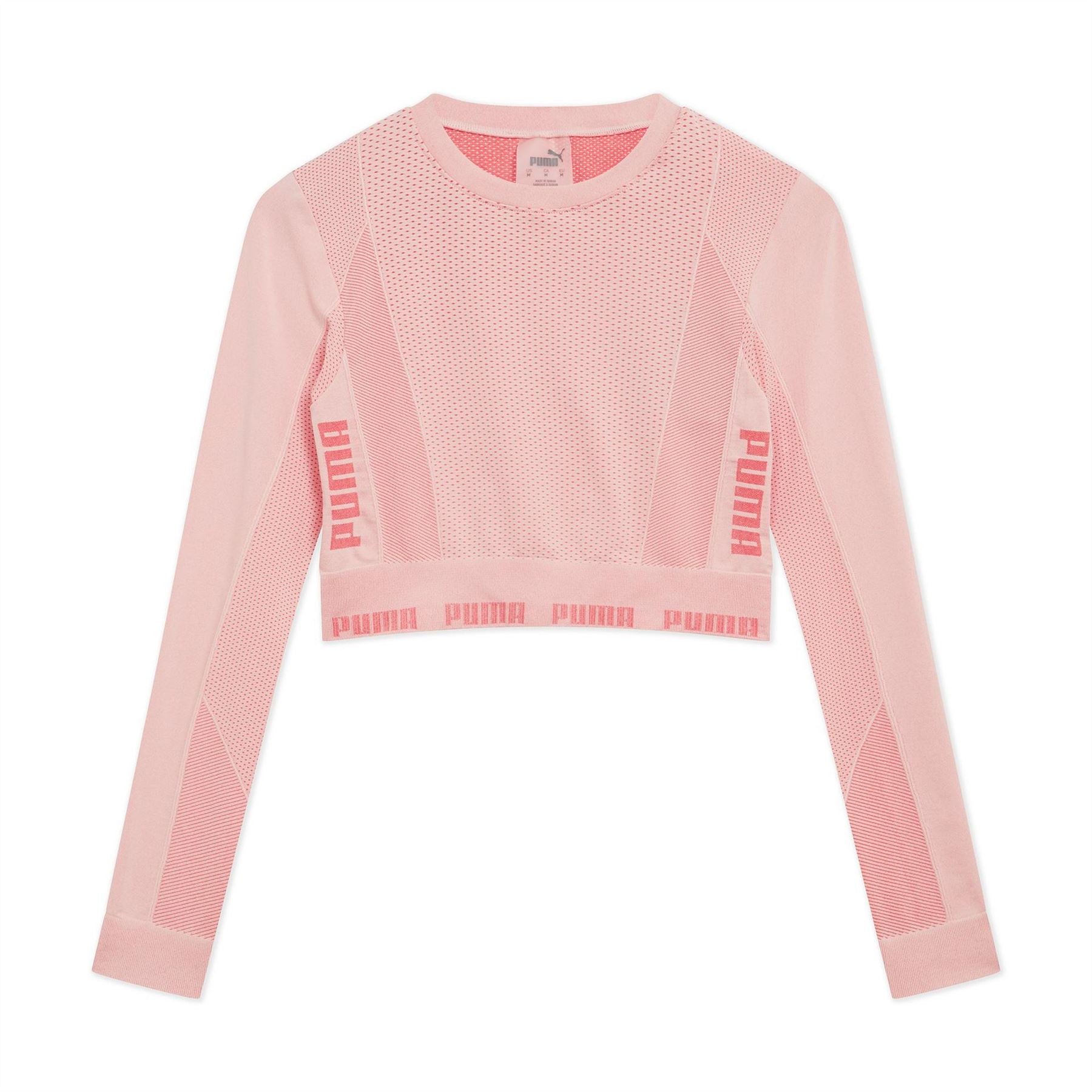 Puma Evoknit Seamless Long Sleeve Crop Top