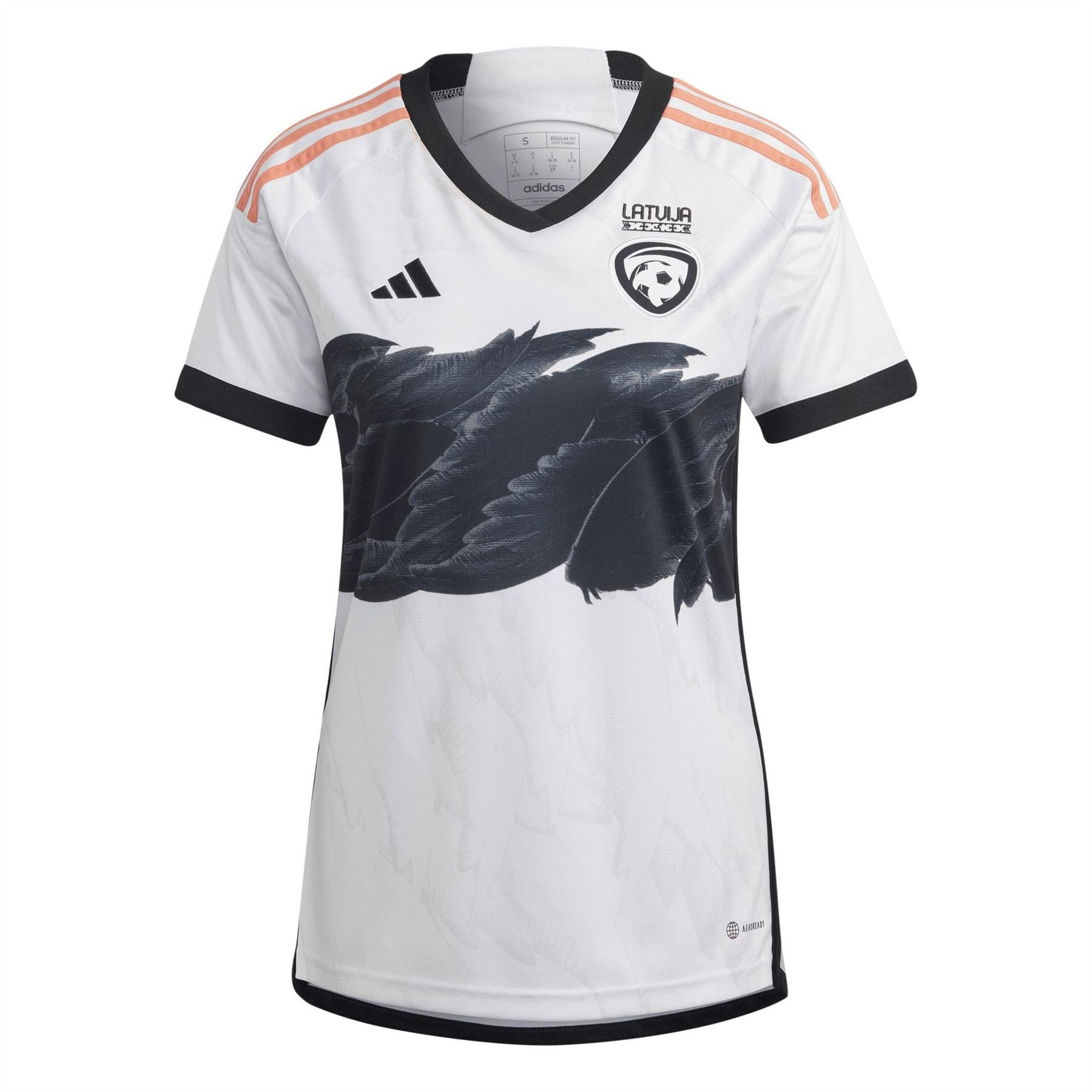 adidas V-Neck Short Sleeve Jersey T-Shirt