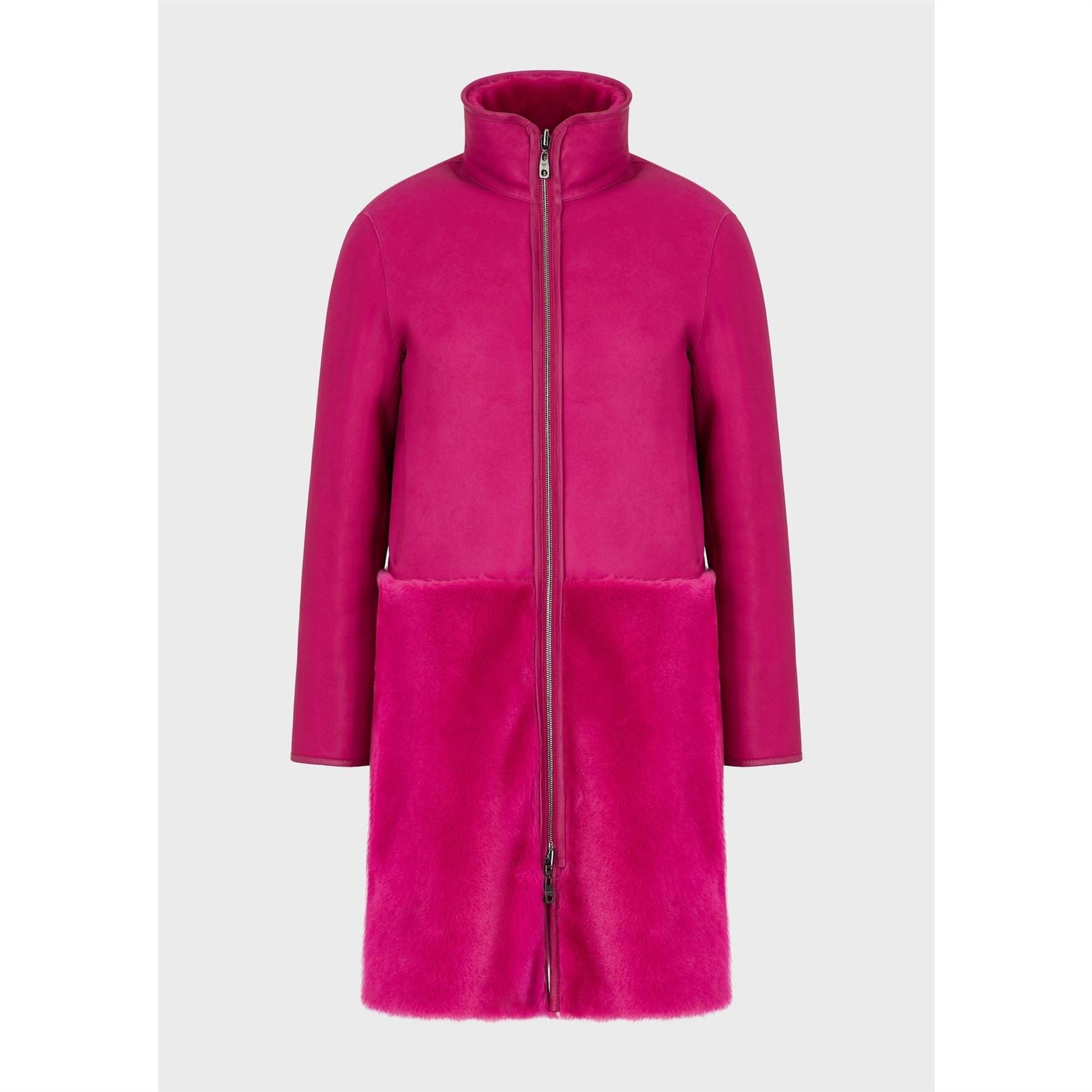 Emporio Armani Reversible Shearling Fur Coat