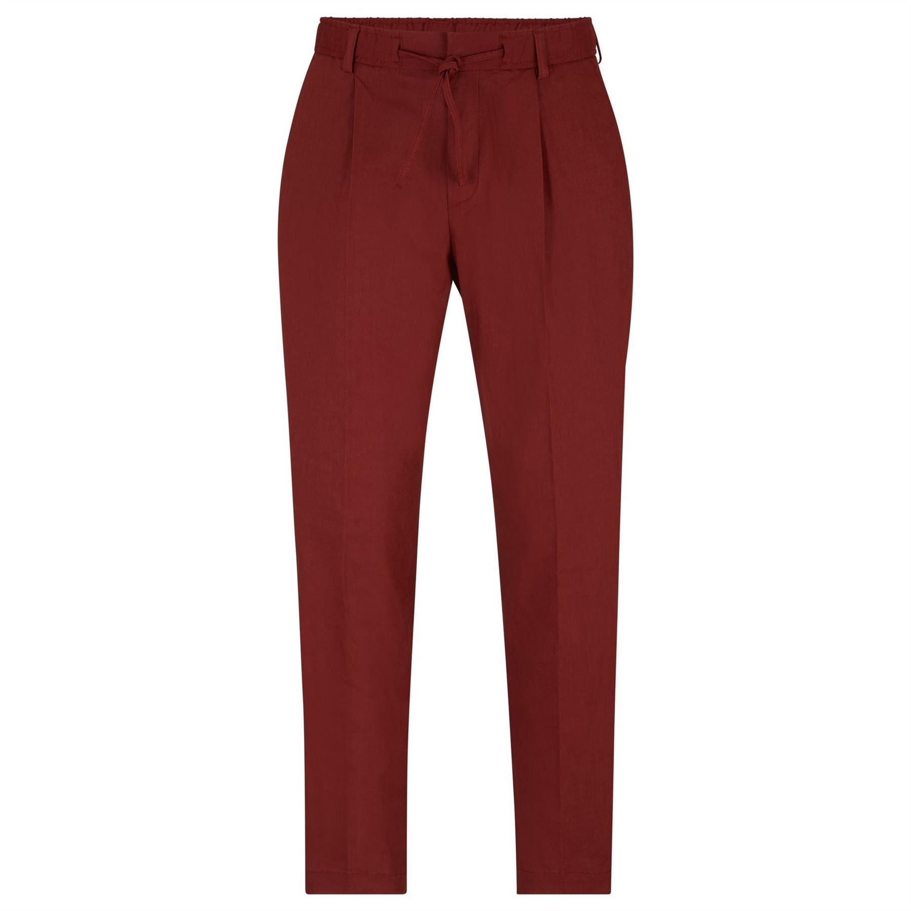 Boss Perin Solid Patterned Straight Trousers