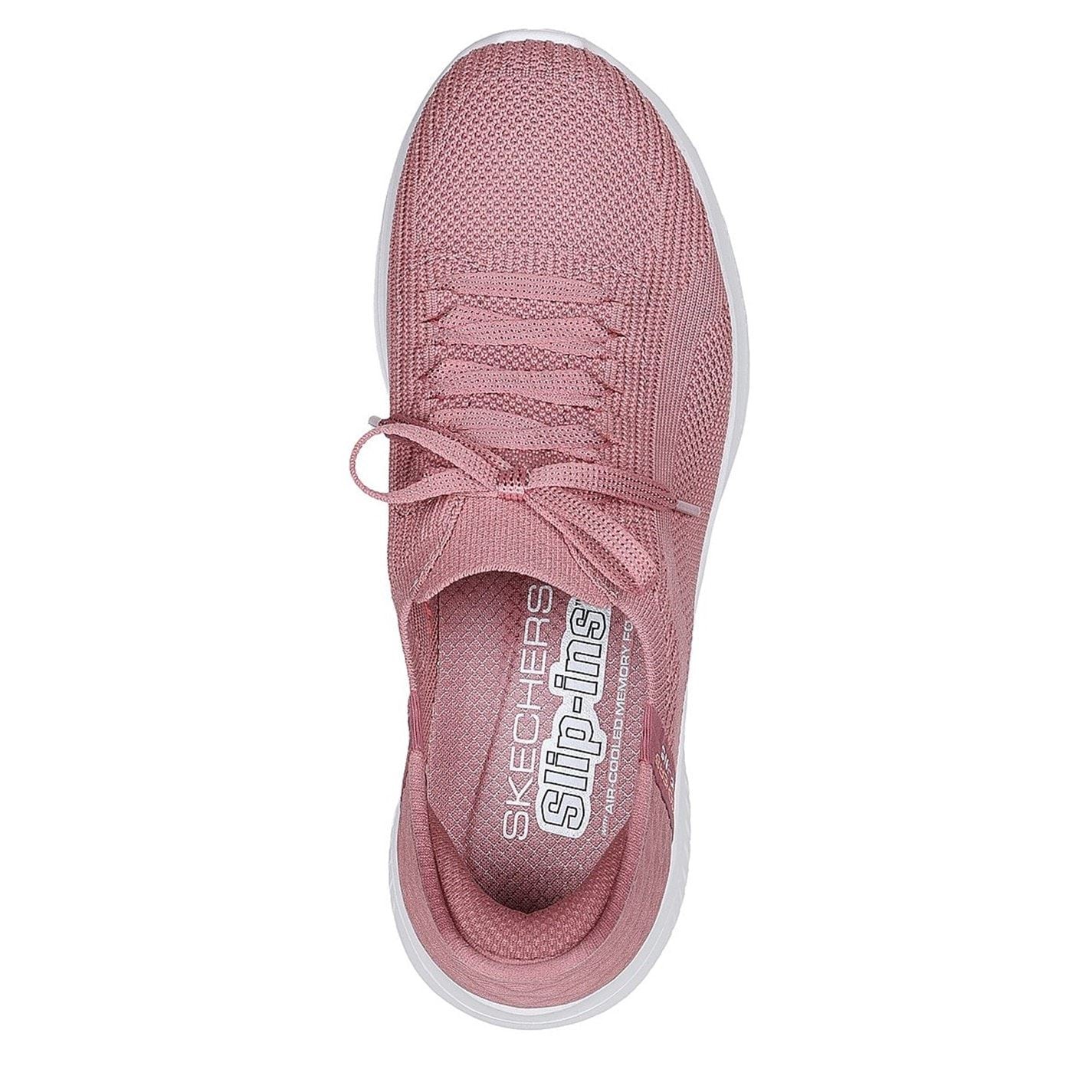 Skechers Low Top Ribbed Flat Heel Sneakers