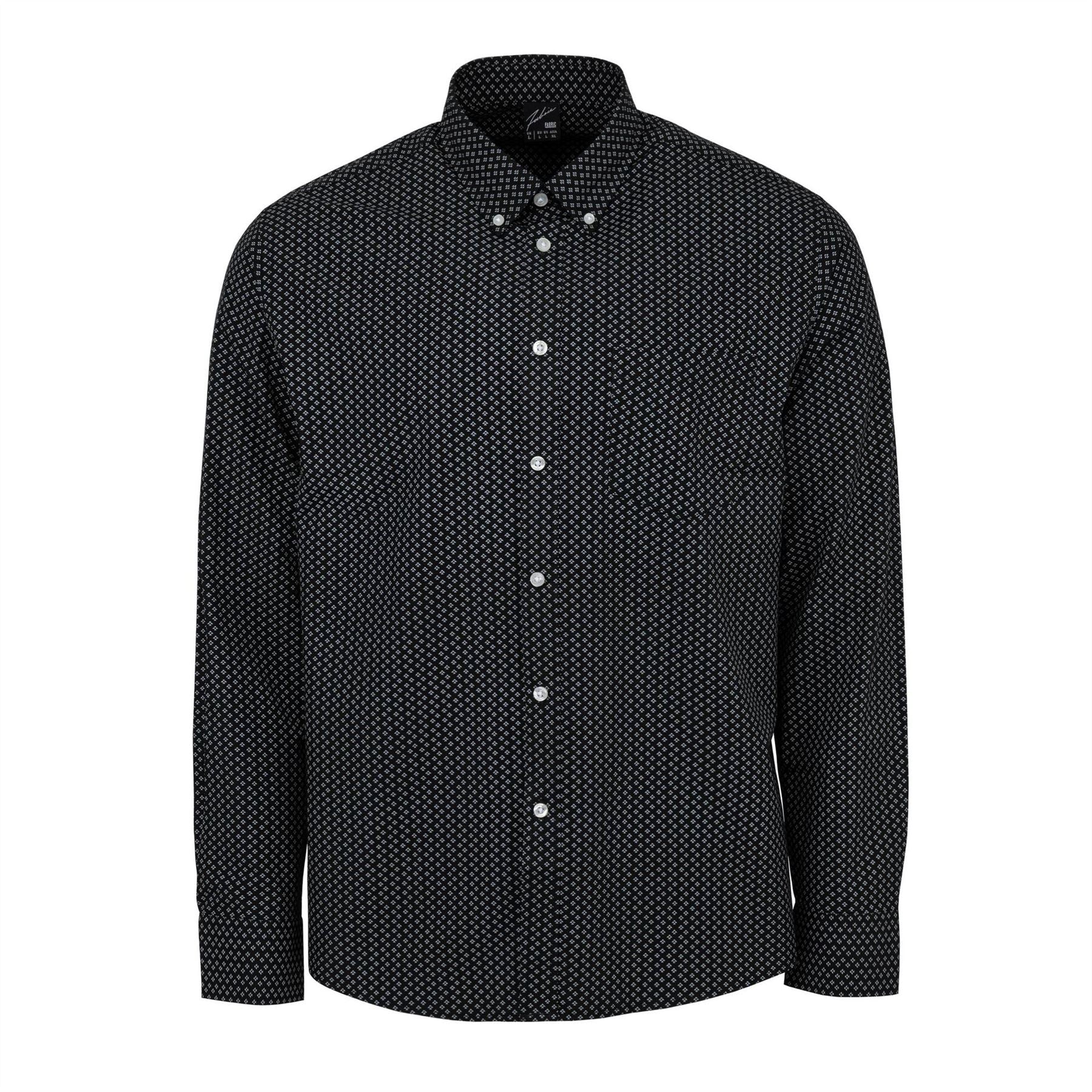 Fabric Mens Classic Poplin Long Sleeve Shirt