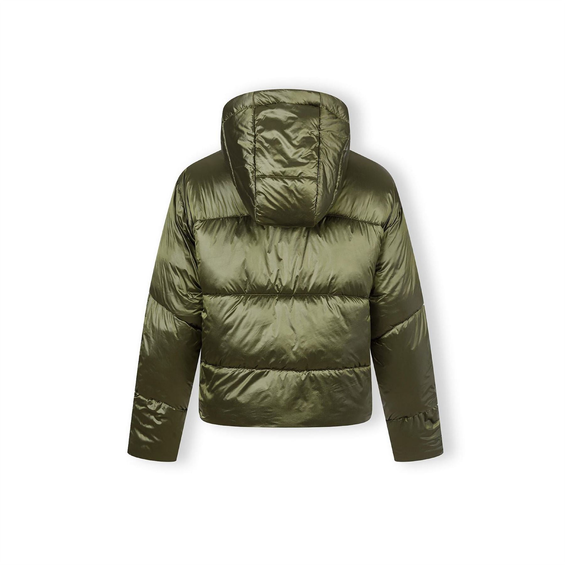 Minoti Women Jacket Padded Hooded Olive
