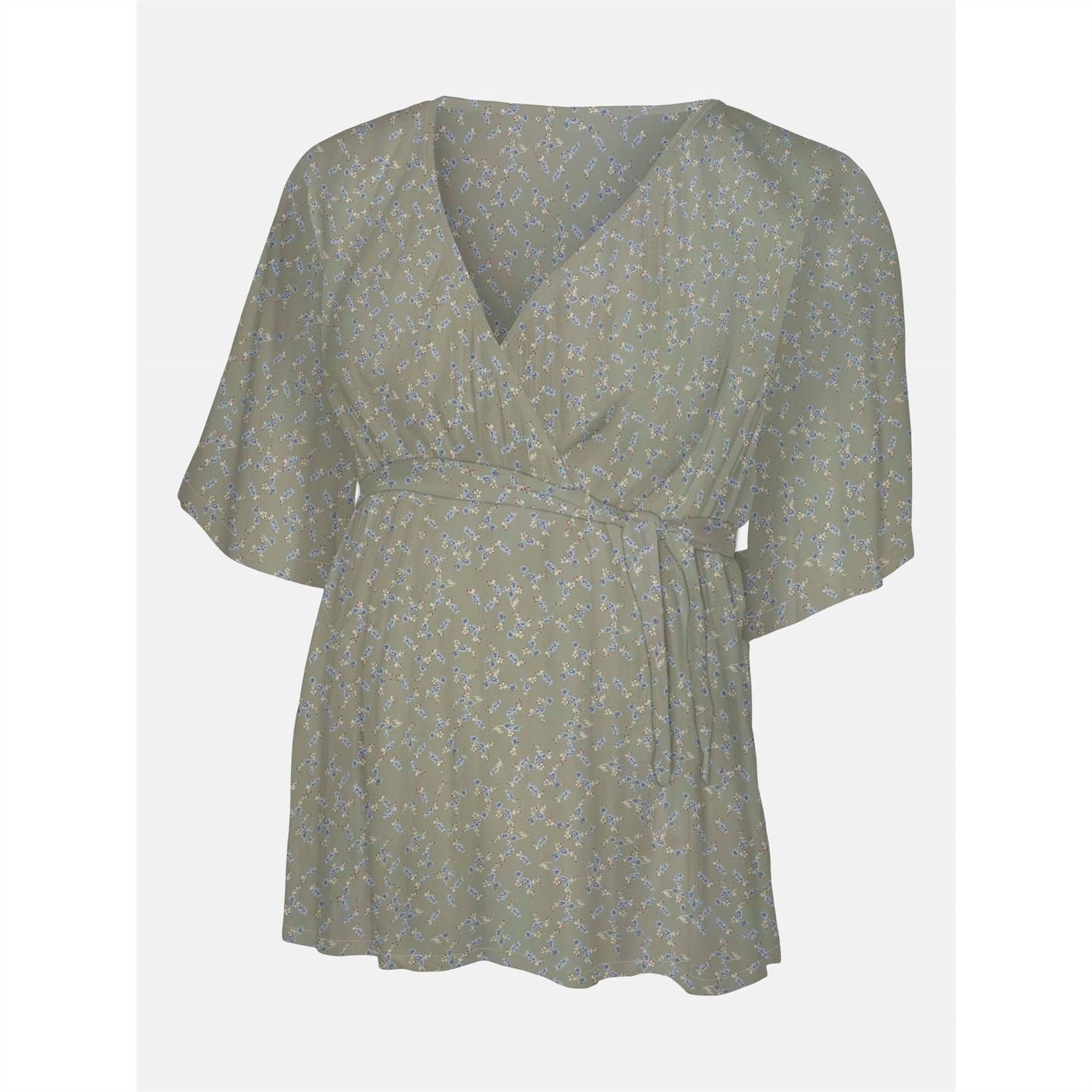 Mamalicious V-Neck Three-Quarter Sleeve Top