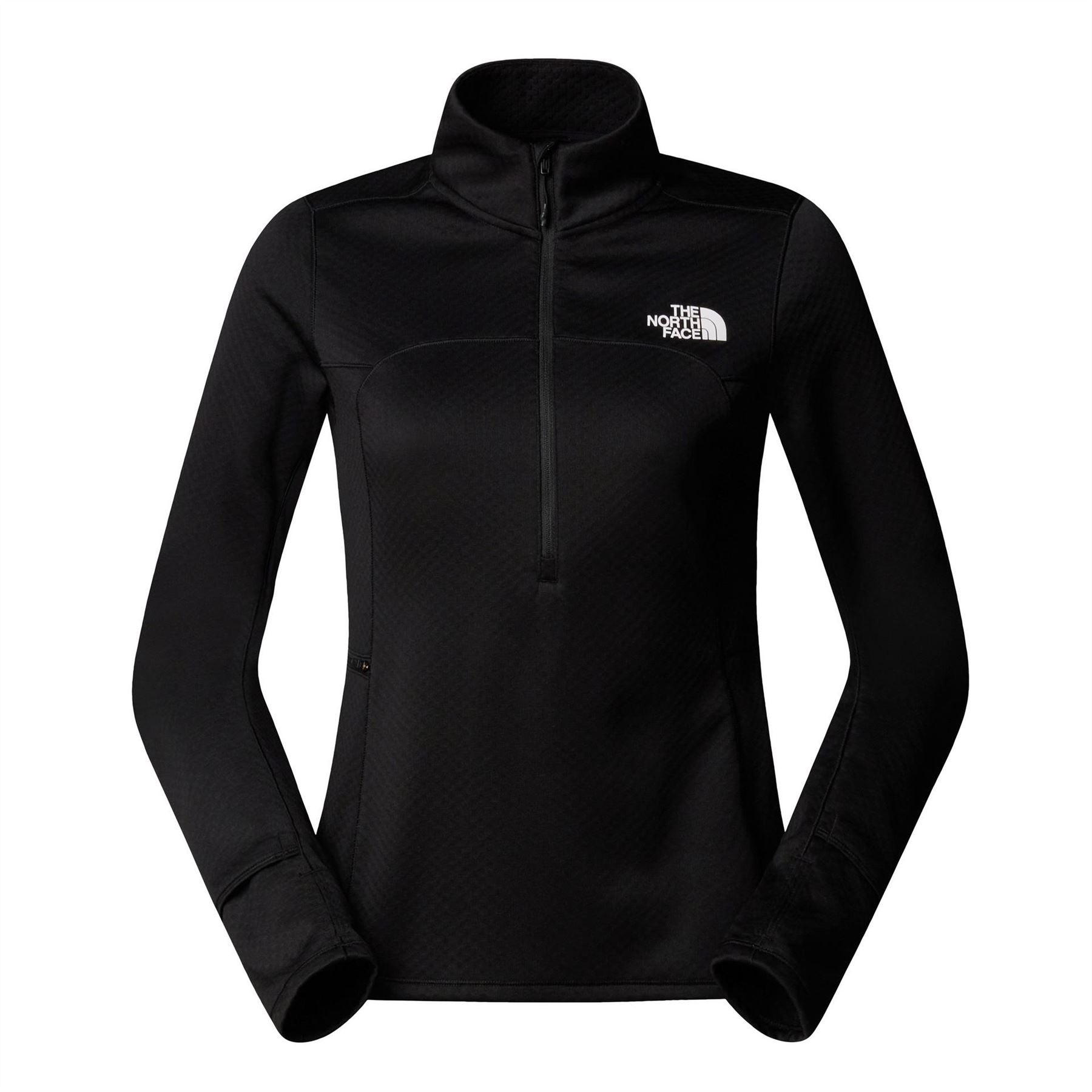 The North Face Sunriser 1 4 Zip Long Sleeve Slim Fit Running Top