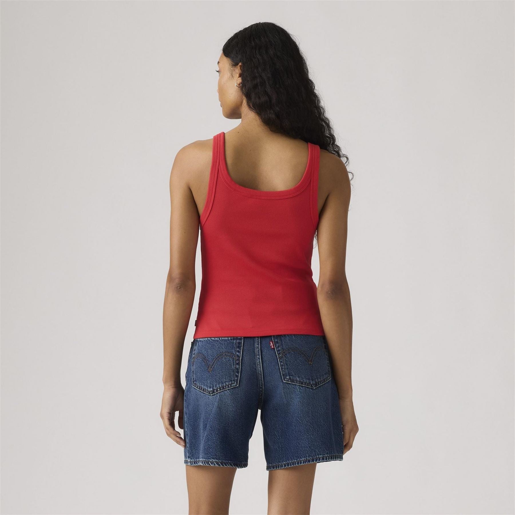Levis Essential Sporty White Tank Vest
