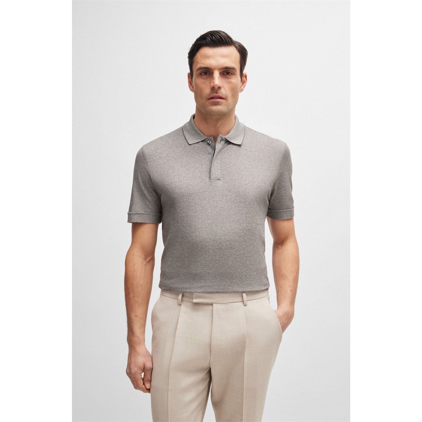 Boss Mens L Perry 66 10263019 01 Polo Shirt