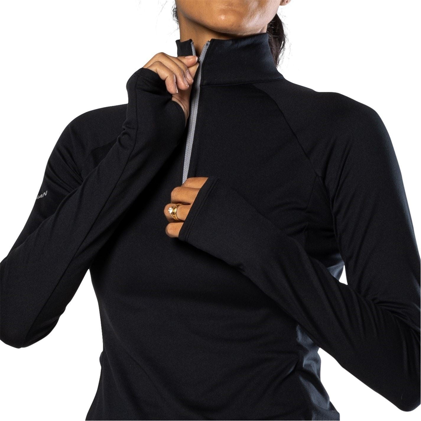 Nathan Tempo Slim Fit Long Sleeve Thumb Hole T-Shirt