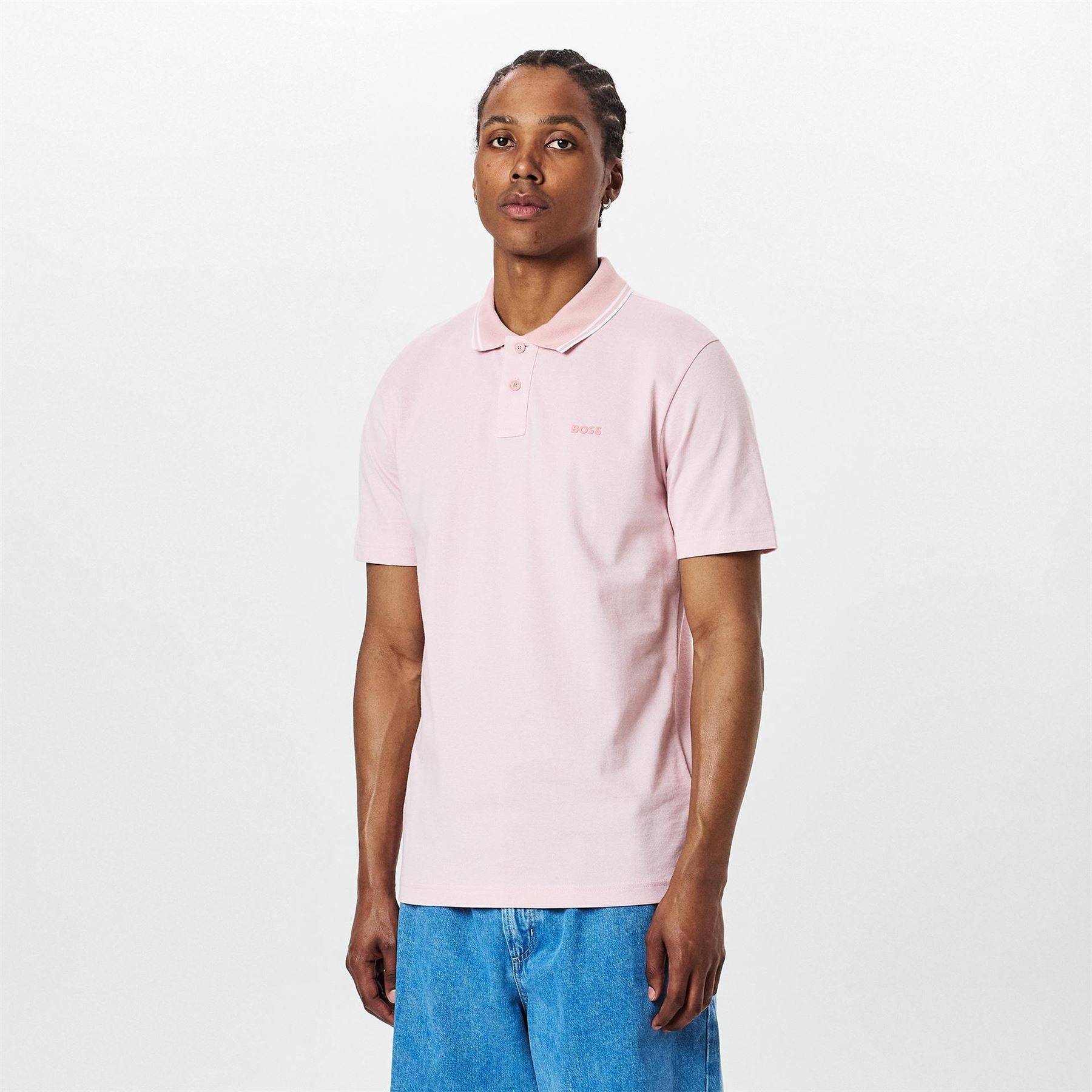 Boss Peoxfordnew Short Sleeve Polo Shirt
