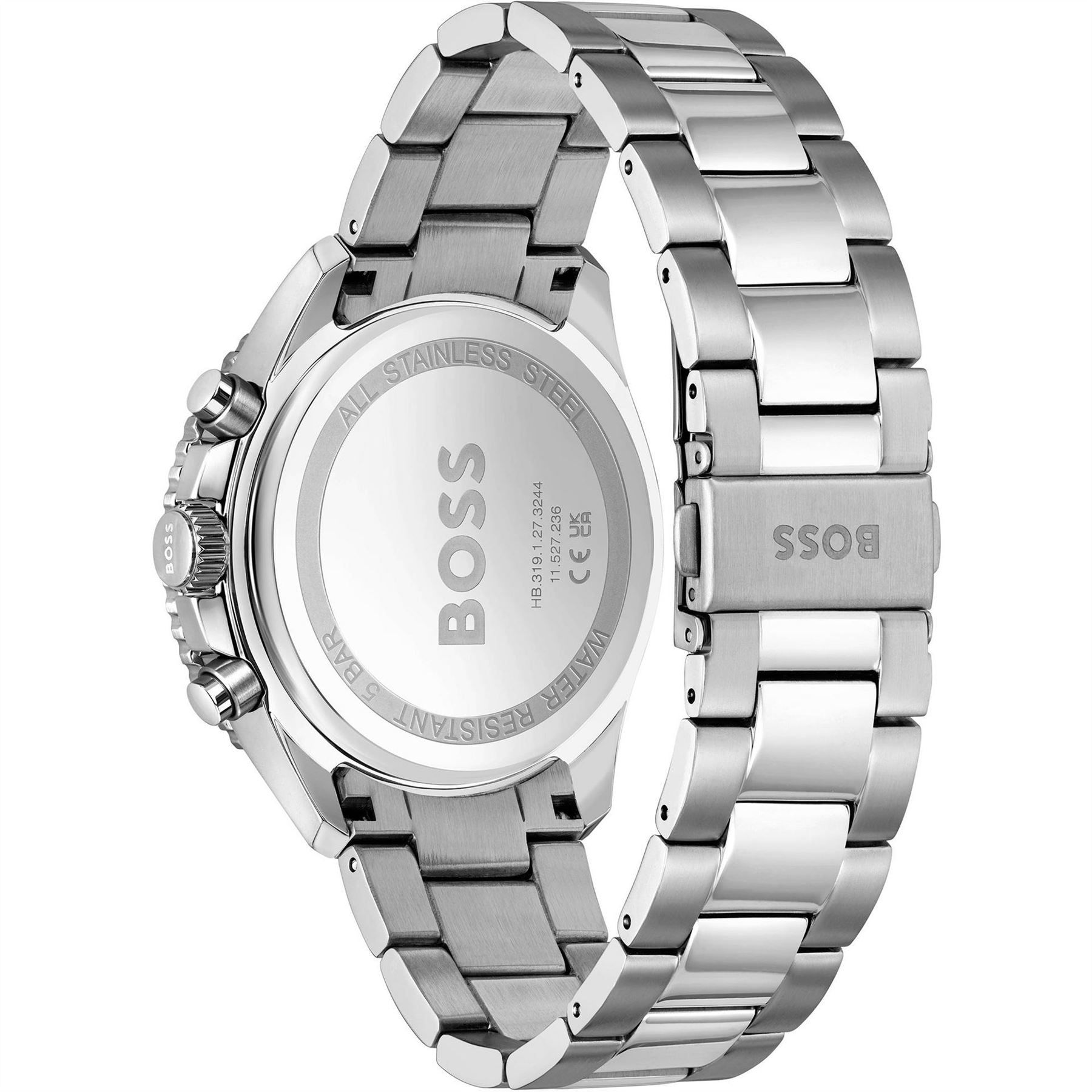 Boss Runner Chronograph Stainless Steel Water Resistant Analogue Quartz Watch