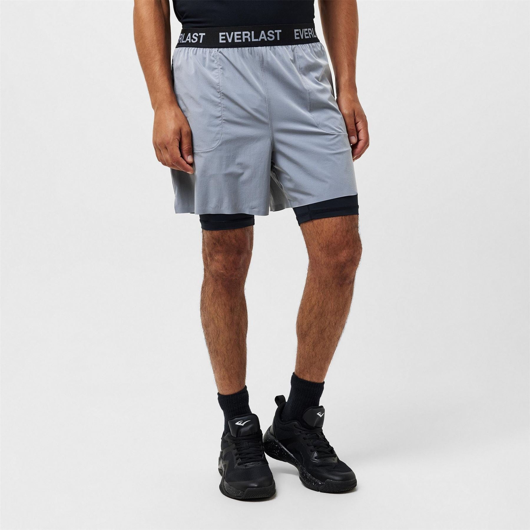 Everlast Mens 2in1 5in Shorts